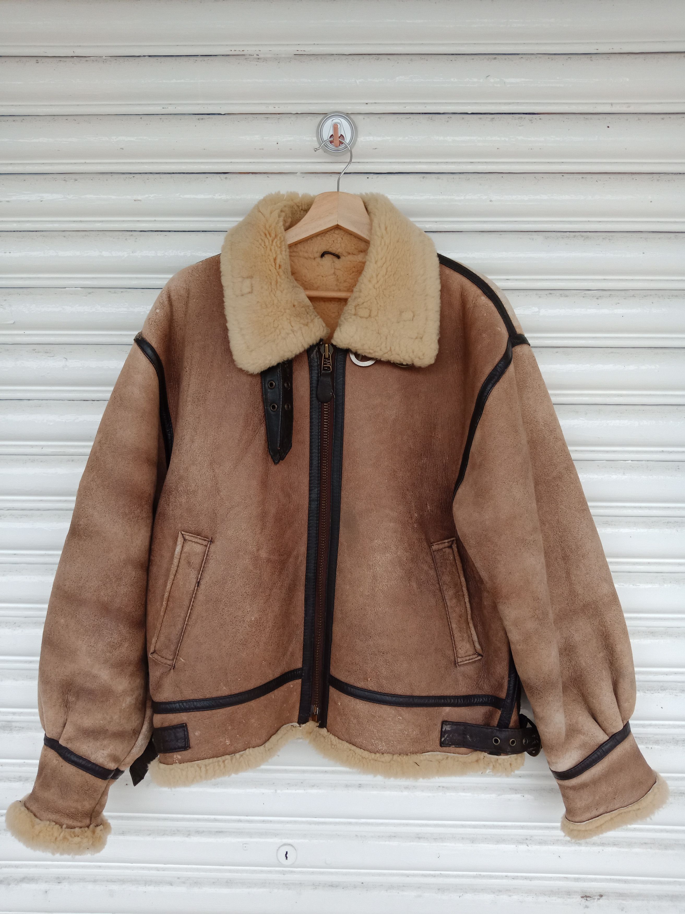 image of B 3 Sub Urban French Mode Sheepskin in Brown, Men's (Size Large)