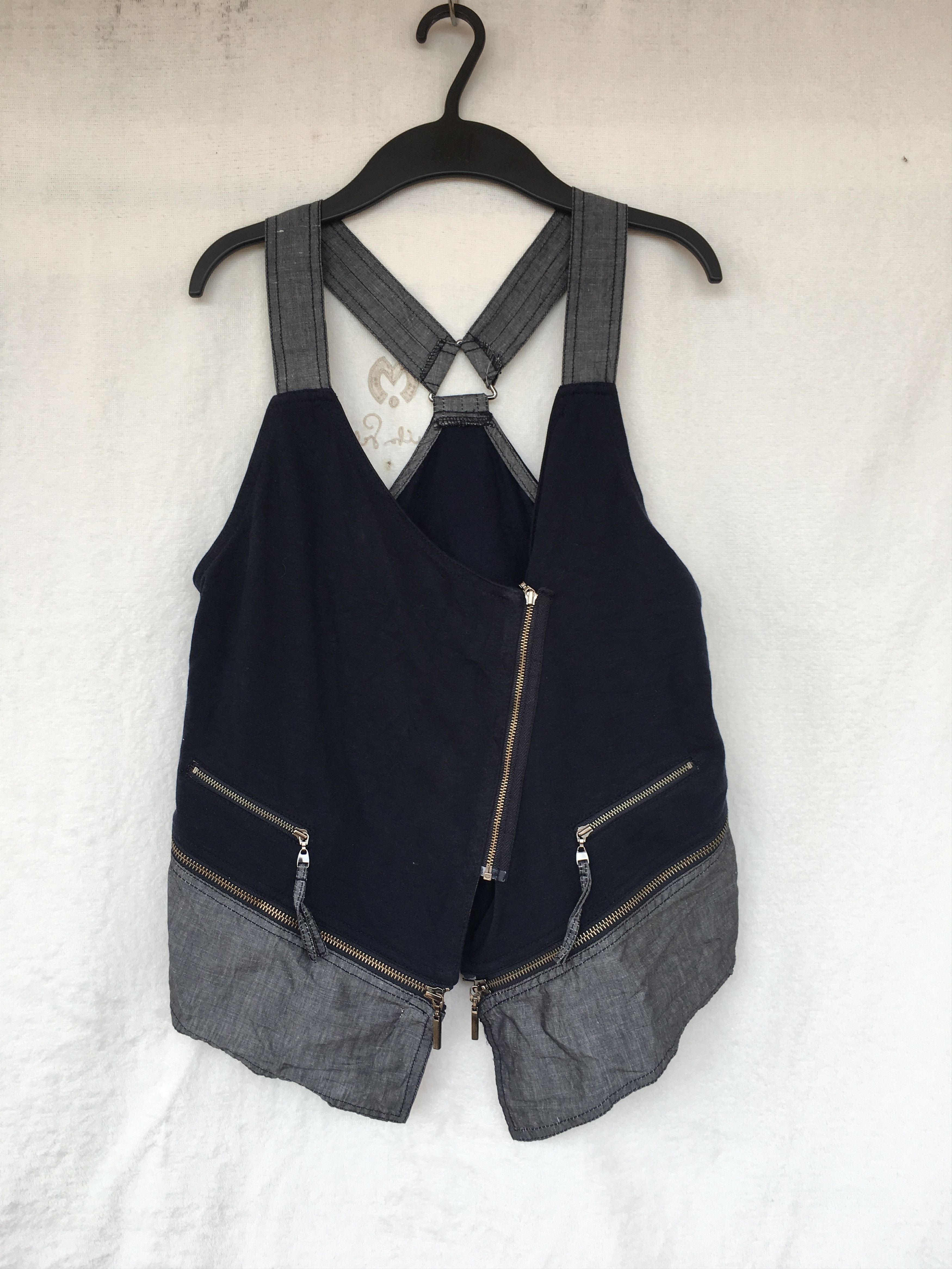 Japanese Brand hiroko bis by hiroko koshino zipper vest Size M / US 6-8 / IT 42-44 - 1 Thumbnail