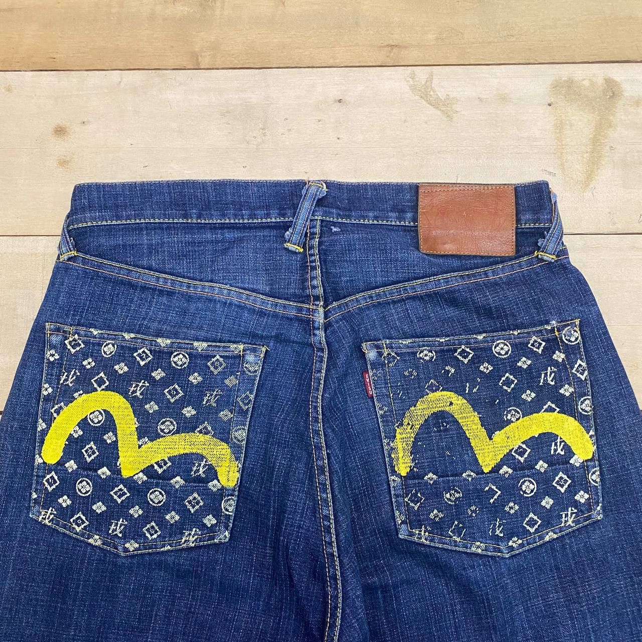 Evisu X296 EVISU MONOGRAM JAPAN SELVEDGE DENIM Size US 32 / EU 48 - 2 Thumbnail