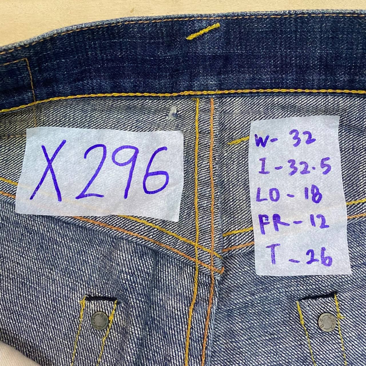 Evisu X296 EVISU MONOGRAM JAPAN SELVEDGE DENIM Size US 32 / EU 48 - 9 Thumbnail