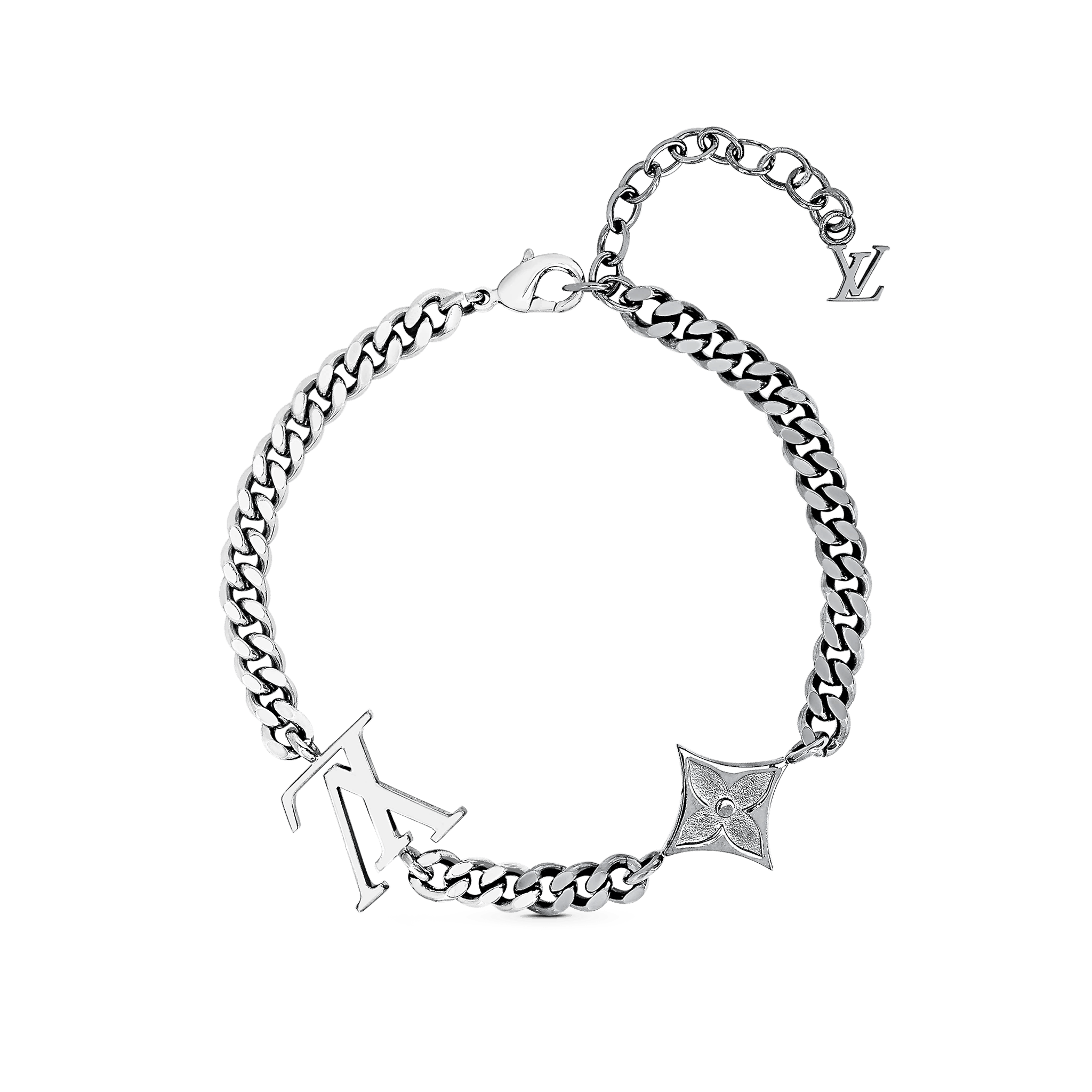 Louis Vuitton x Nigo Silver Chain Bracelet