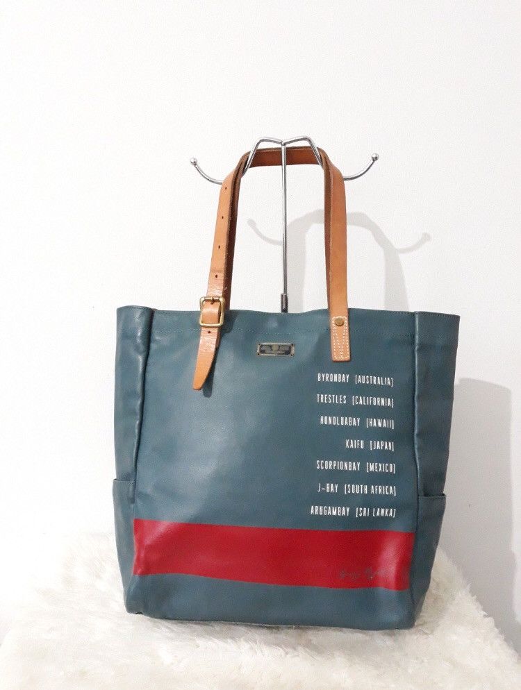 leather tote bag