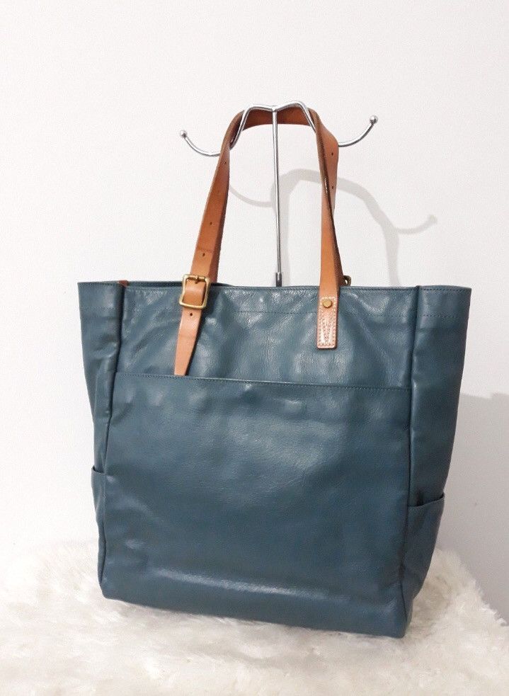 Japanese Brand leather tote bag Size ONE SIZE - 2 Thumbnail