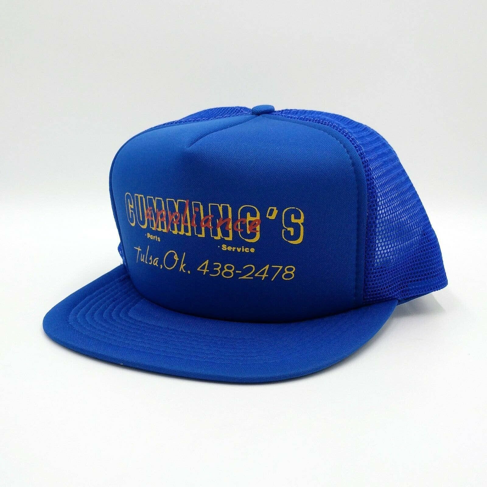 Vintage Vintage Cummings Appliance Snapback Trucker Hat Mesh 90s Size ONE SIZE - 3 Thumbnail