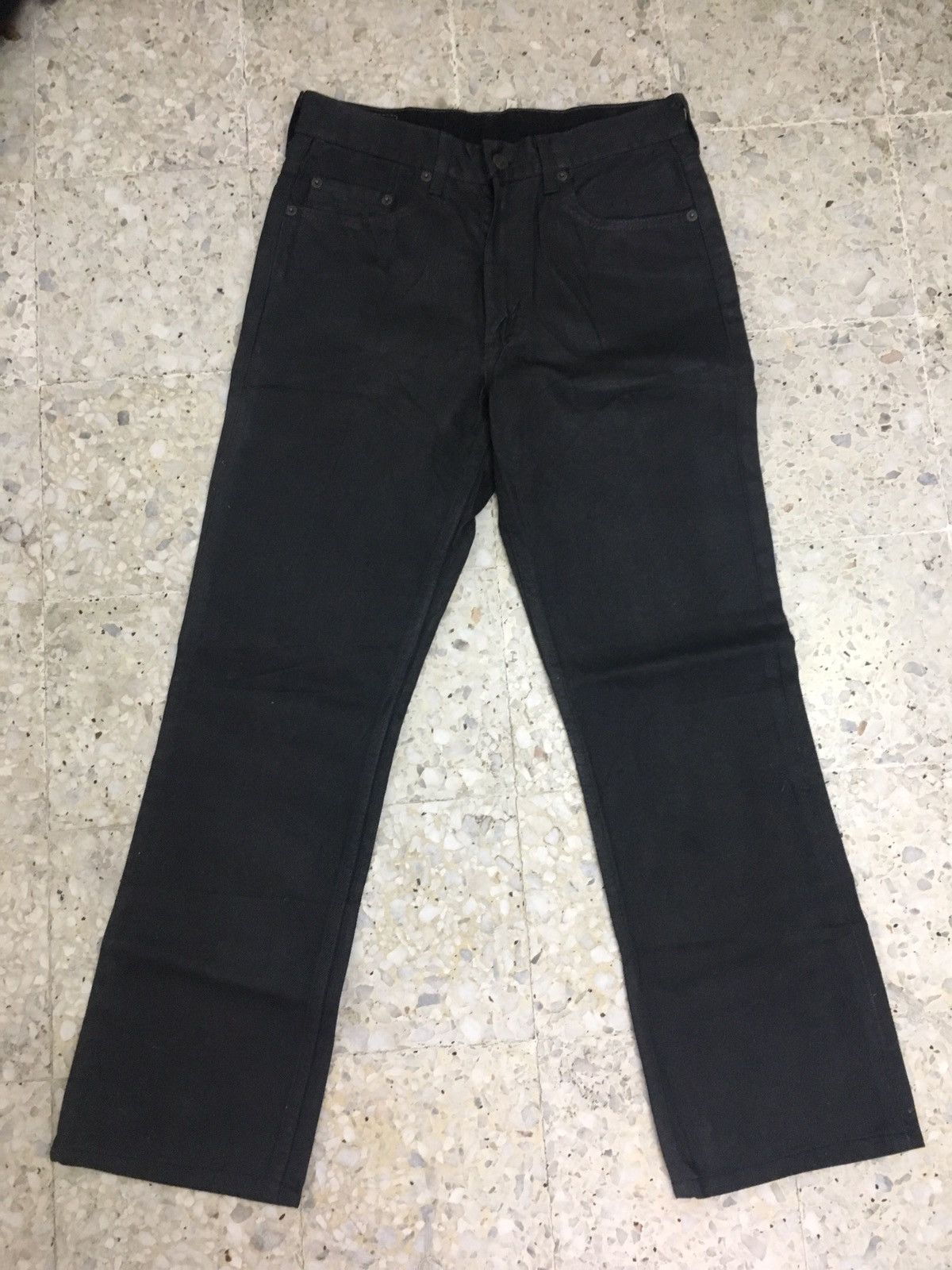 Levi's black waxed jeans Size US 28 / EU 44 - 2 Thumbnail