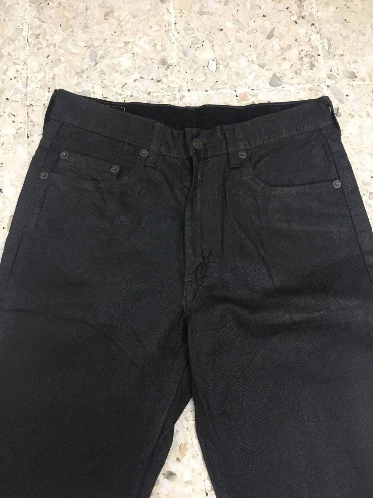 Levi's black waxed jeans Size US 28 / EU 44 - 3 Thumbnail