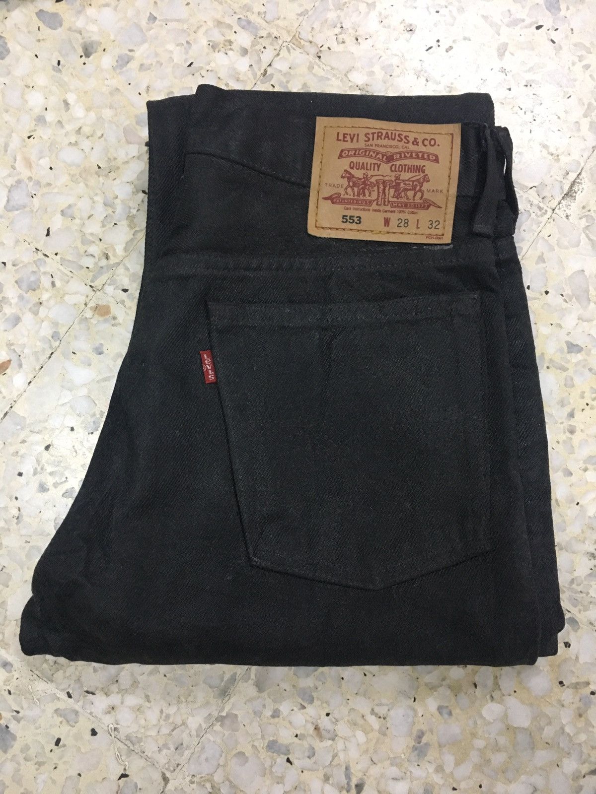 Levi's black waxed jeans Size US 28 / EU 44 - 1 Thumbnail