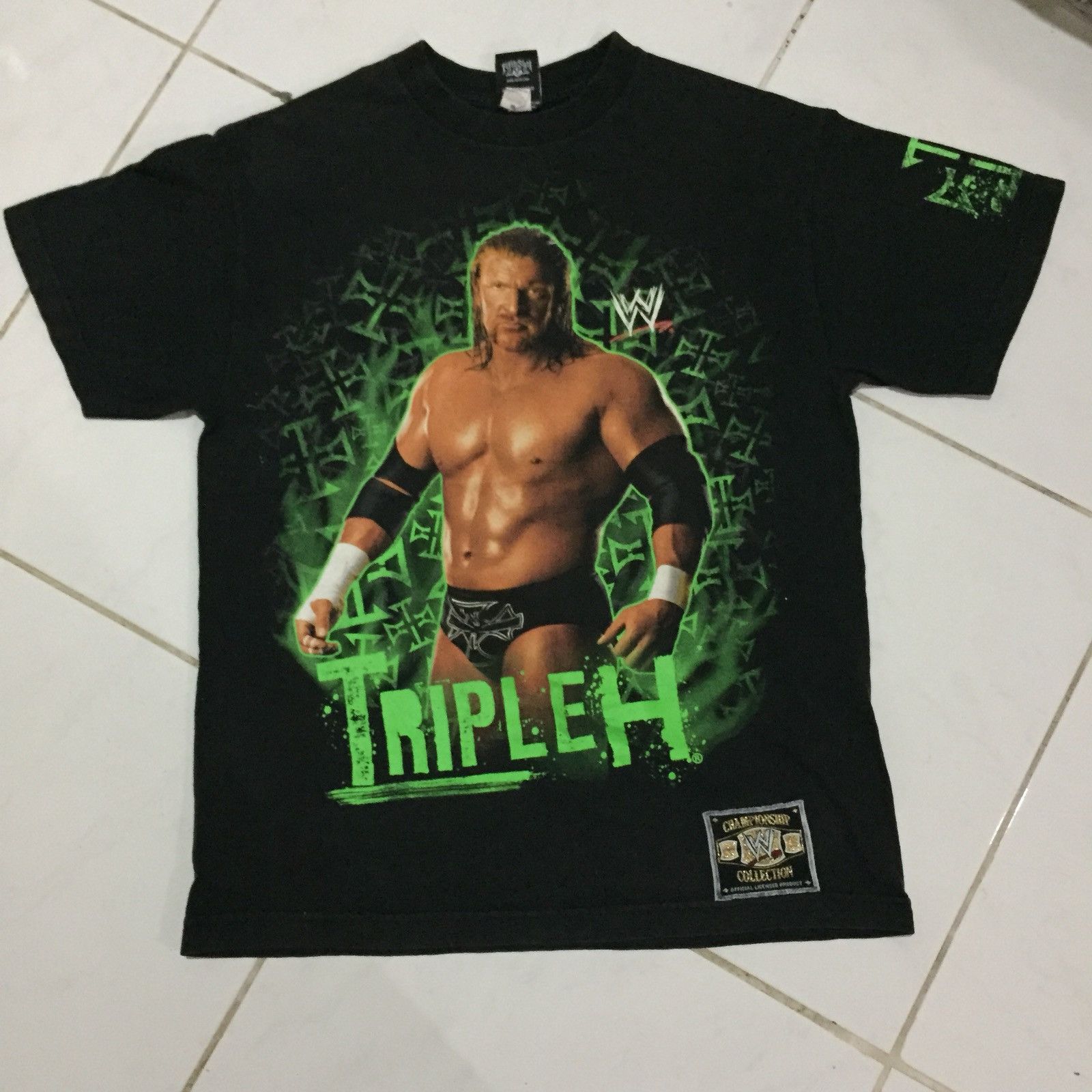 Vintage Triple H WWE big Print Double Sided 2007 Size US M / EU 48-50 / 2 - 1 Thumbnail