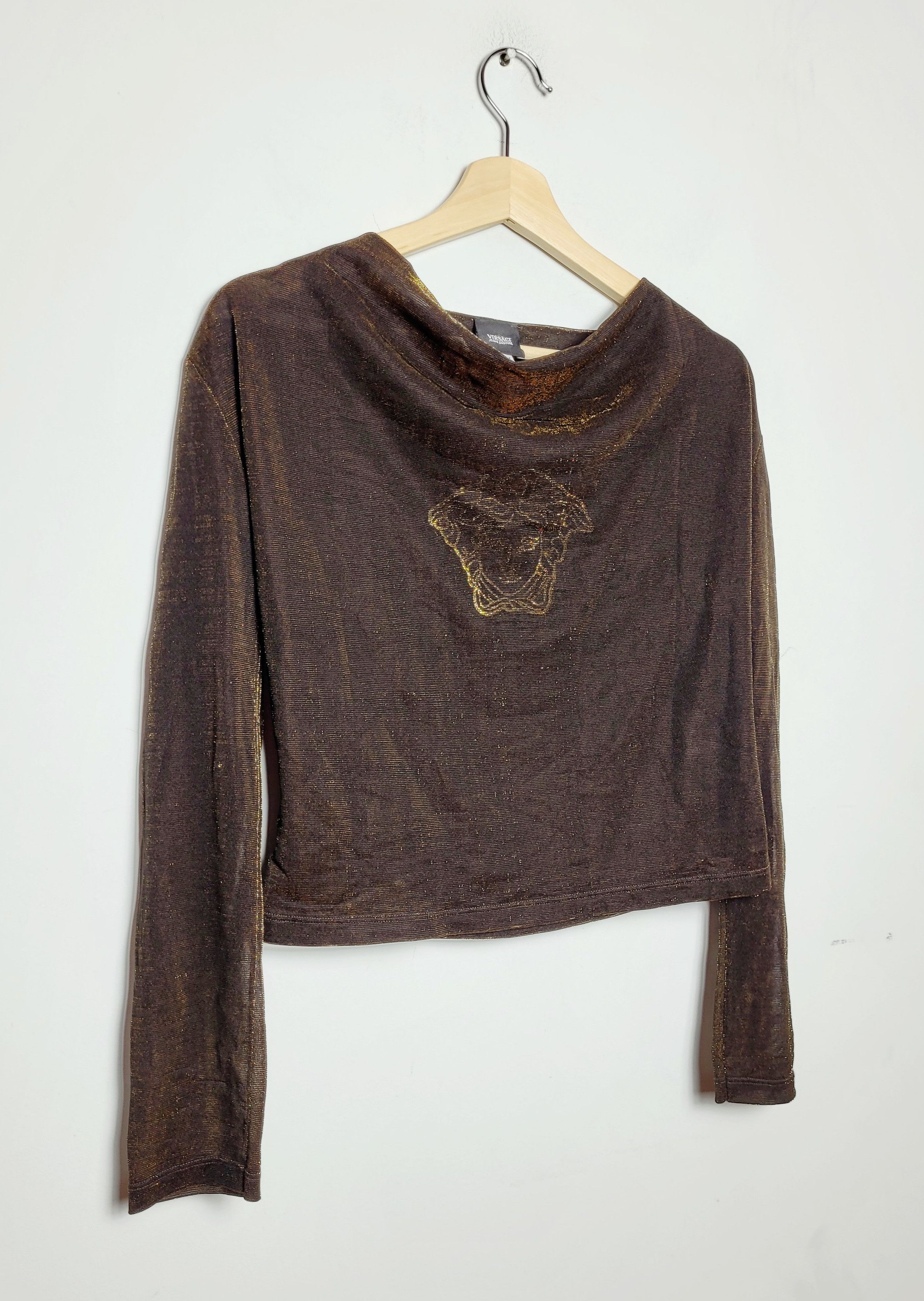 Versace Versace Medusa Mesh Top vintage y2k 90s Size M / US 6-8 / IT 42-44 - 3 Thumbnail