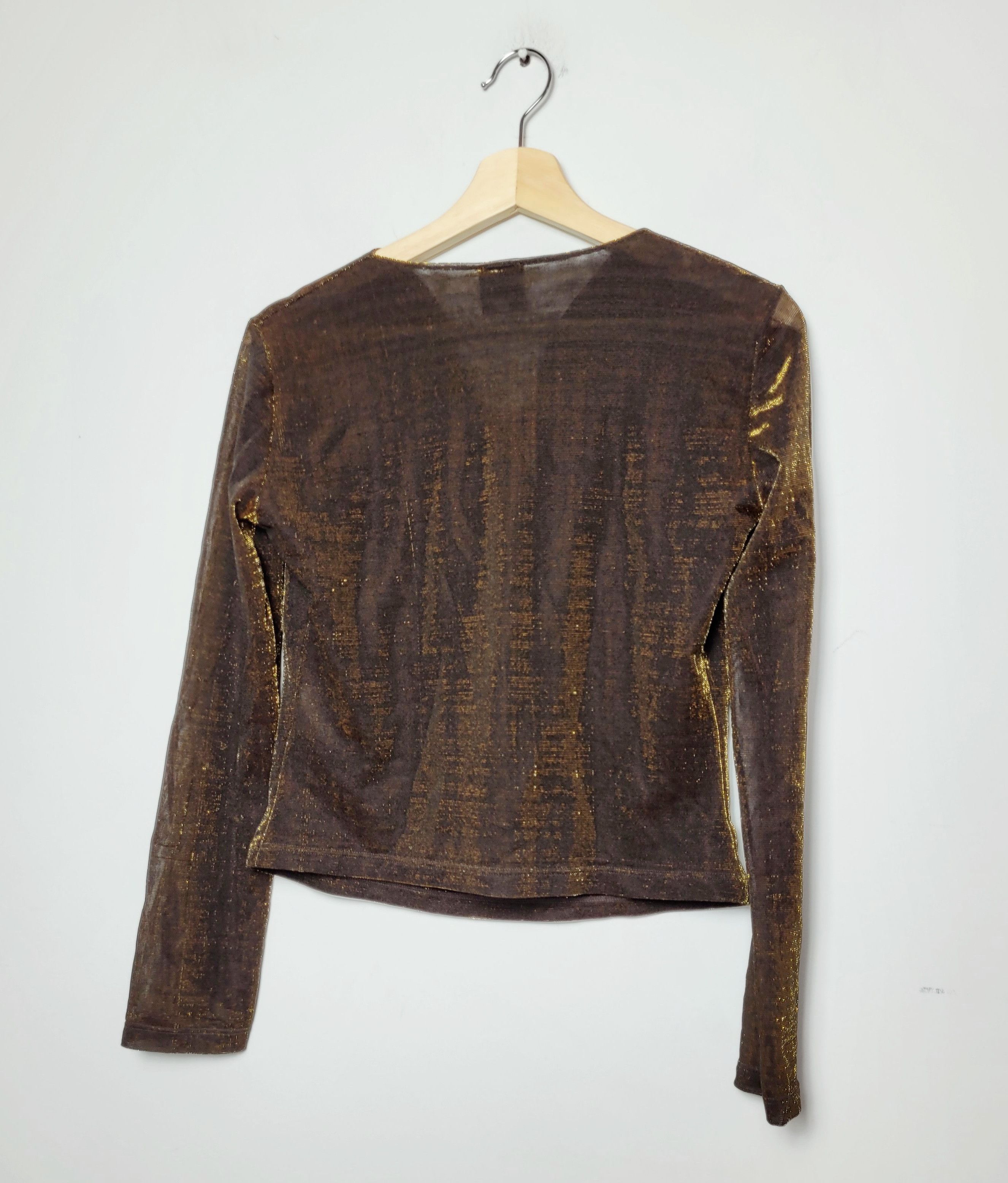Versace Versace Medusa Mesh Top vintage y2k 90s Size M / US 6-8 / IT 42-44 - 5 Thumbnail