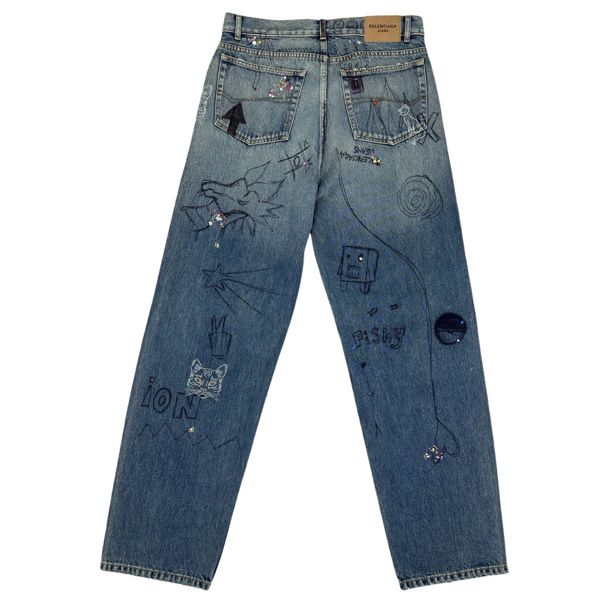 Balenciaga Balenciaga 360 SNOWSTORM Unreleased distressed denim Size US 32 / EU 48 - 2 Thumbnail