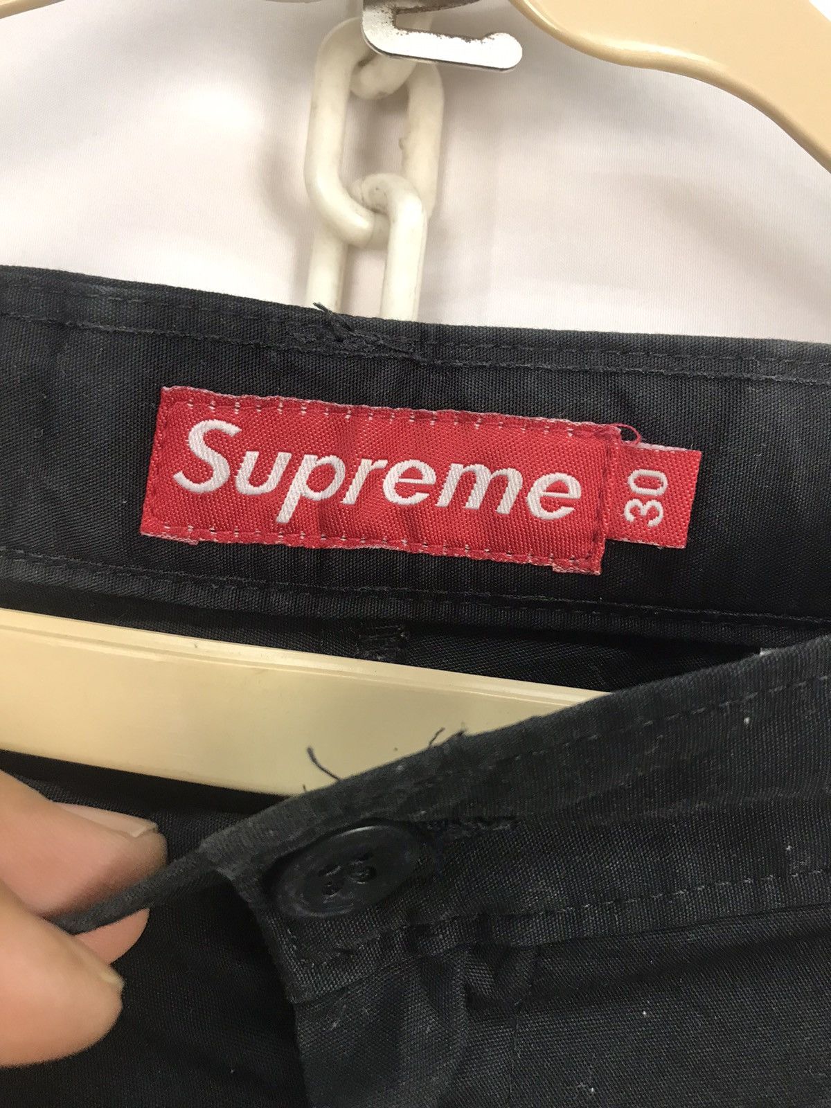 Supreme Supeme super black chinos pants Size US 30 / EU 46 - 4 Thumbnail