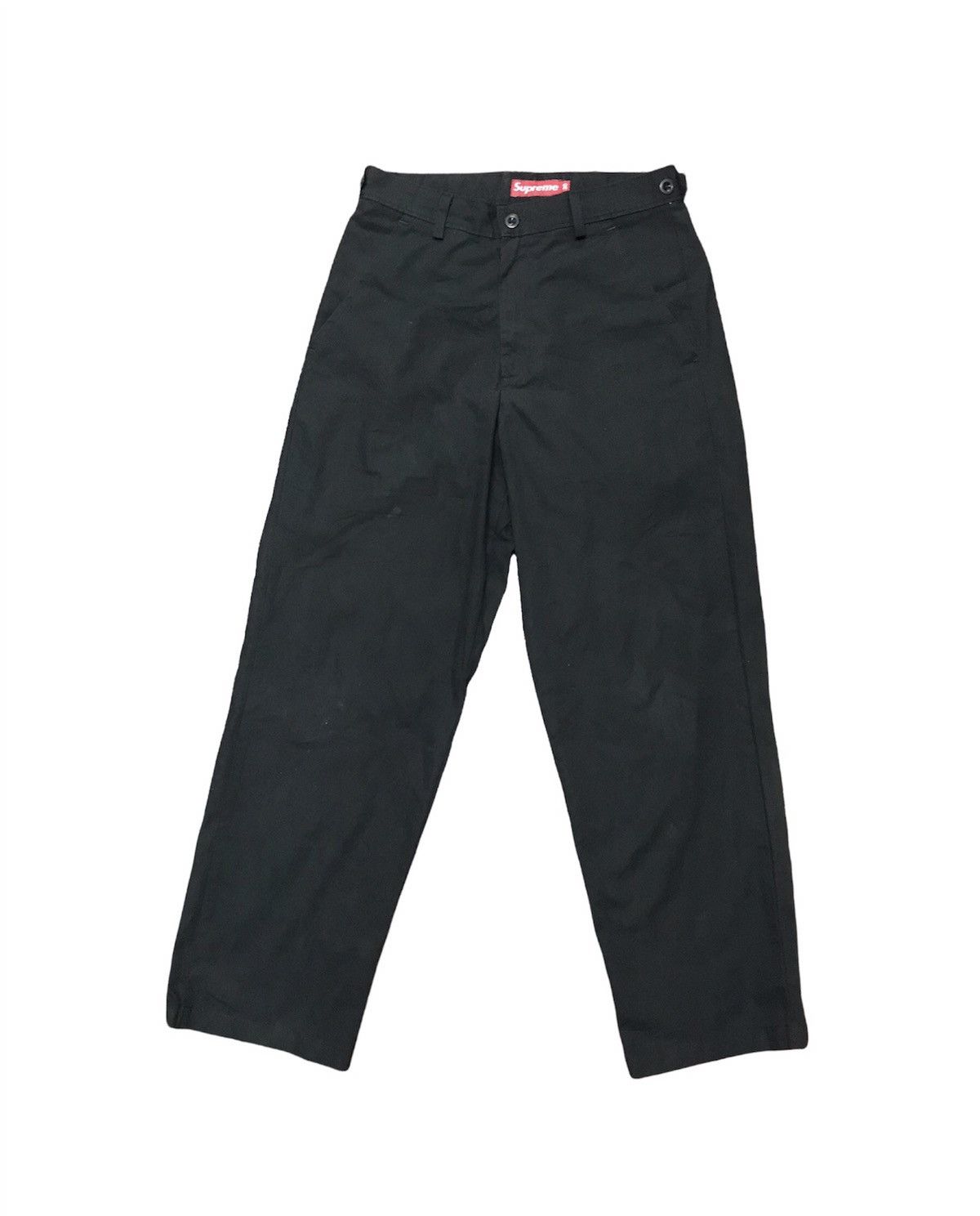 Supreme Supeme super black chinos pants Size US 30 / EU 46 - 9 Thumbnail