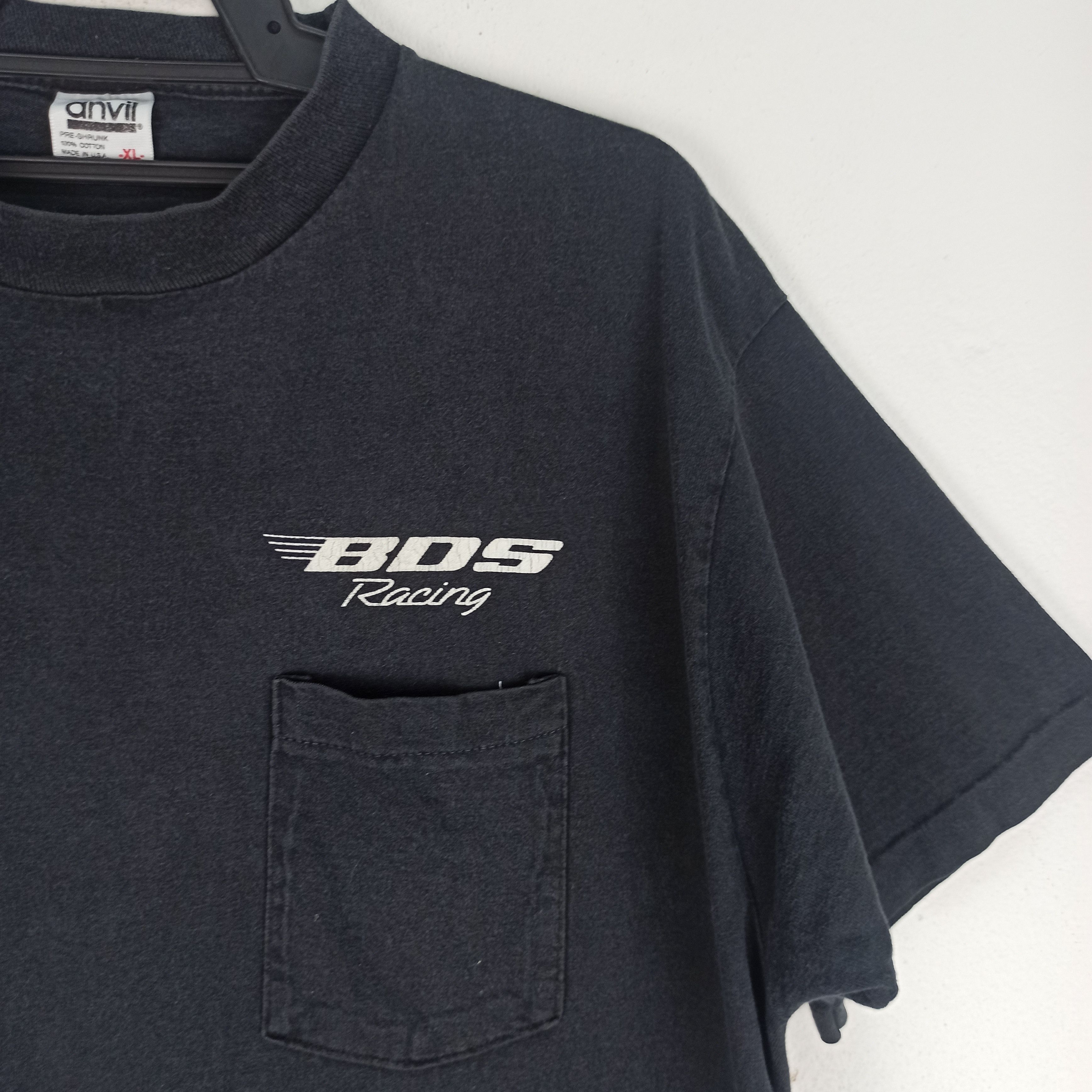 Vintage Rare BOS RACING T-shirt Made in USA Size US XL / EU 56 / 4 - 5 Thumbnail
