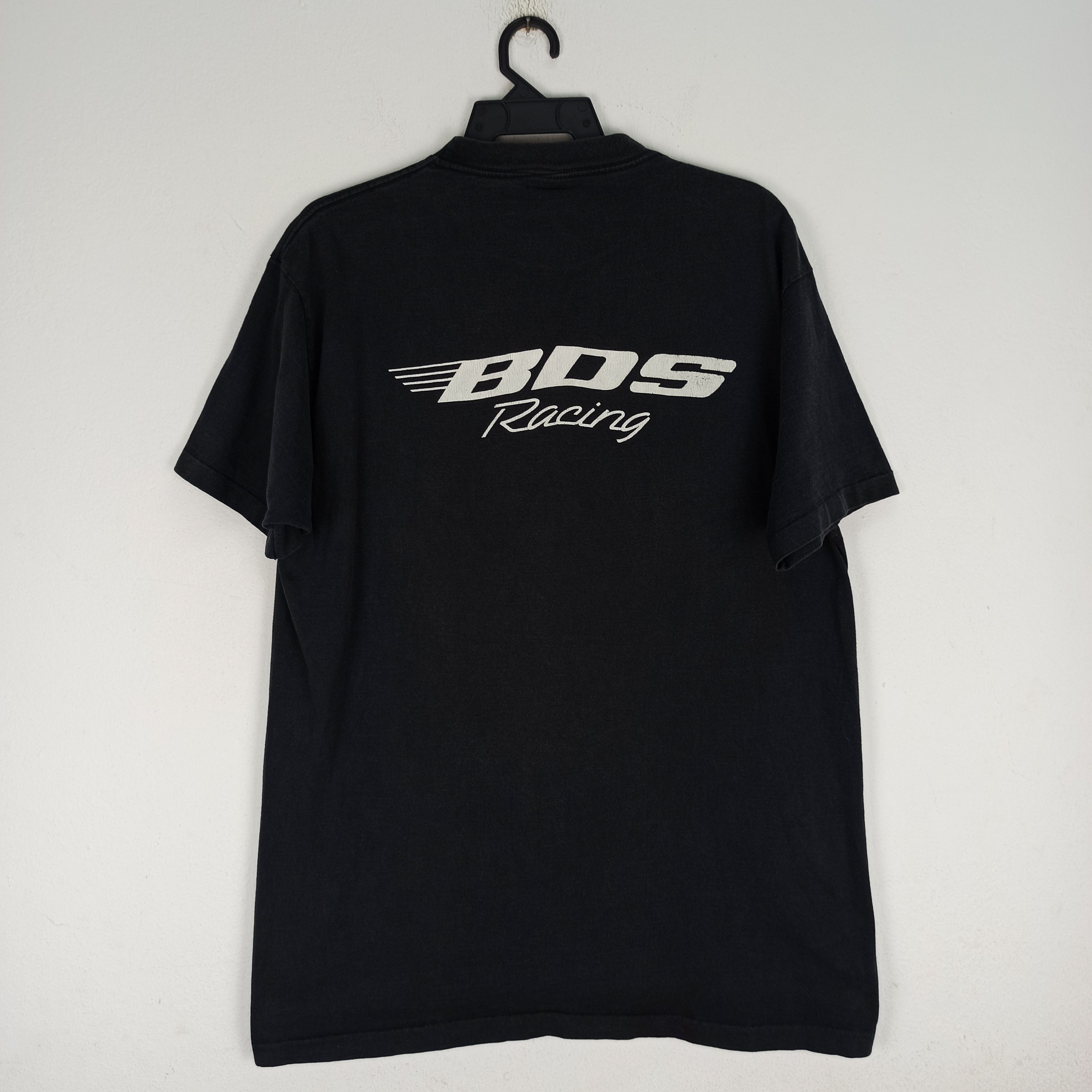 Vintage Rare BOS RACING T-shirt Made in USA Size US XL / EU 56 / 4 - 1 Thumbnail