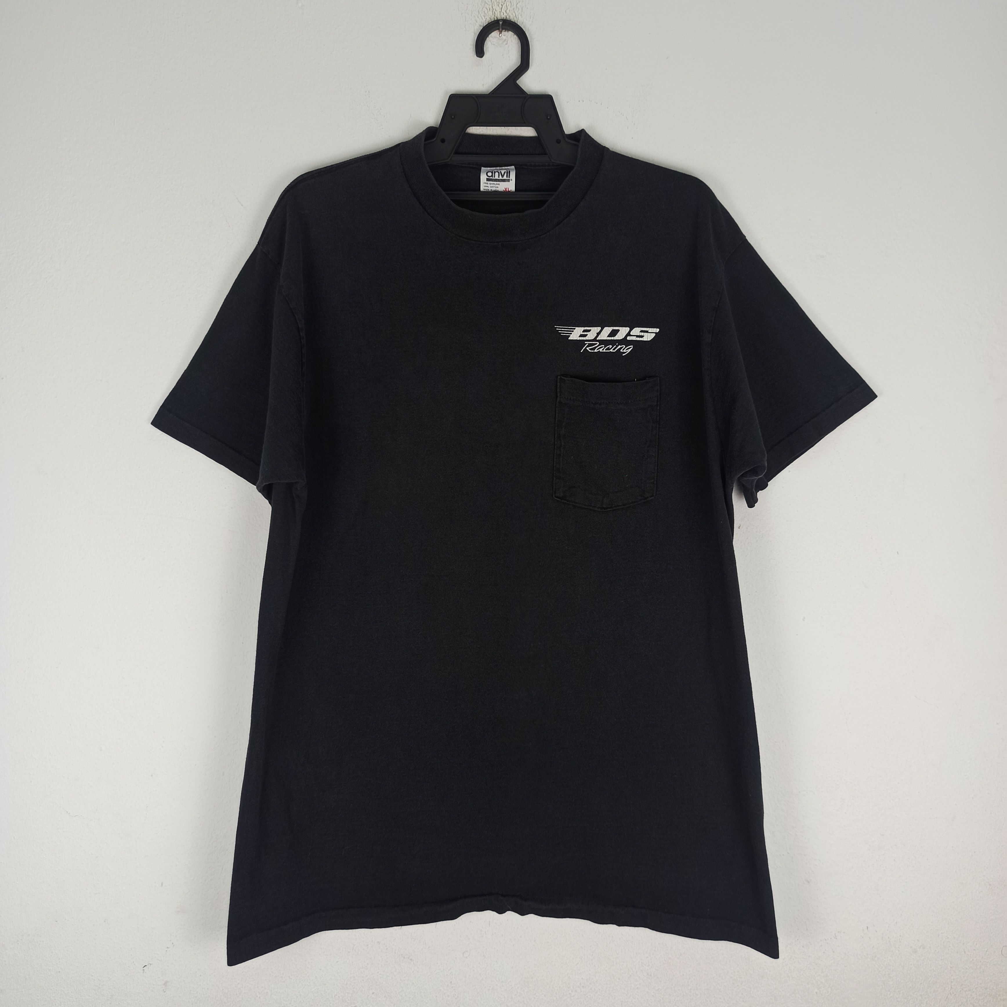 Vintage Rare BOS RACING T-shirt Made in USA Size US XL / EU 56 / 4 - 4 Thumbnail
