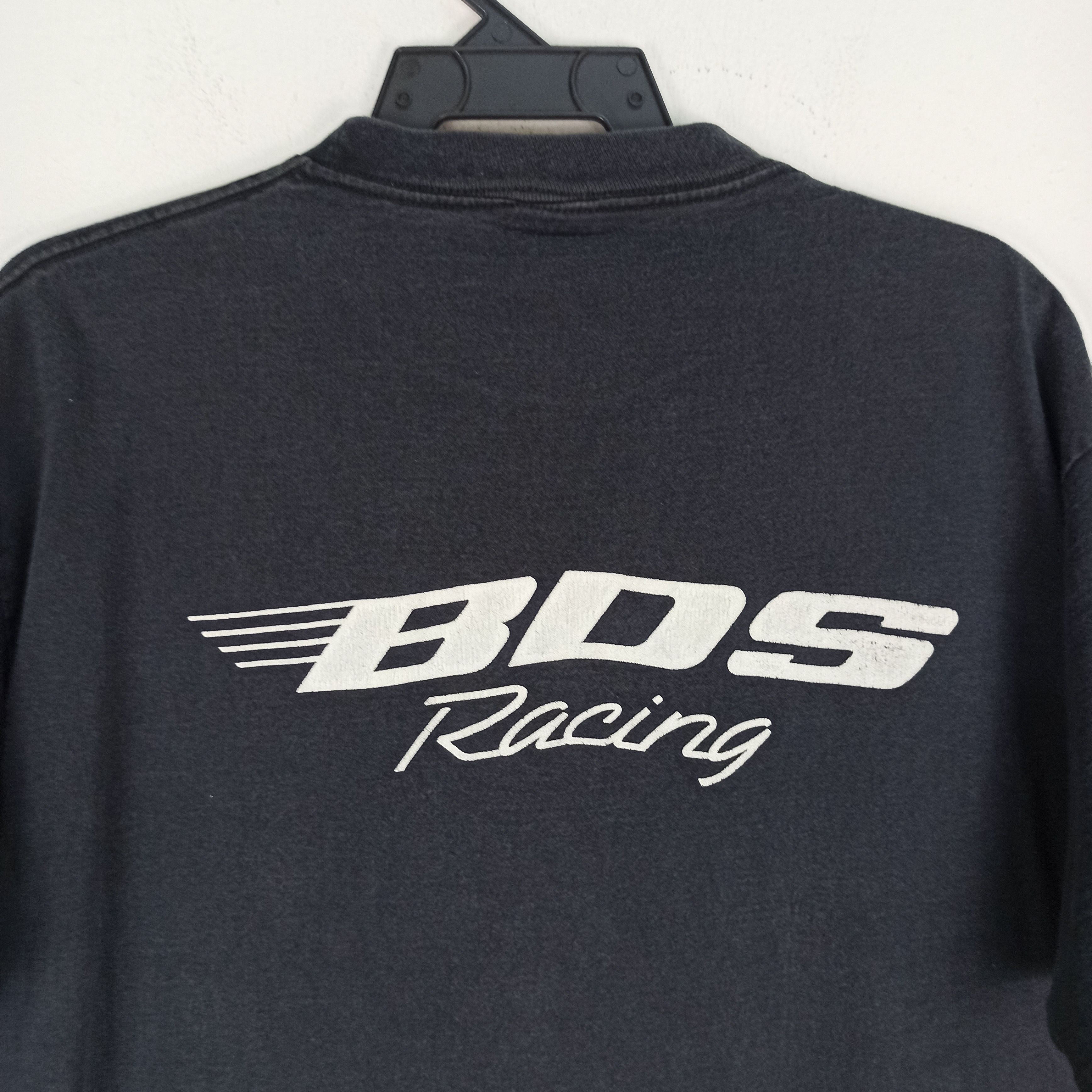 Vintage Rare BOS RACING T-shirt Made in USA Size US XL / EU 56 / 4 - 2 Thumbnail
