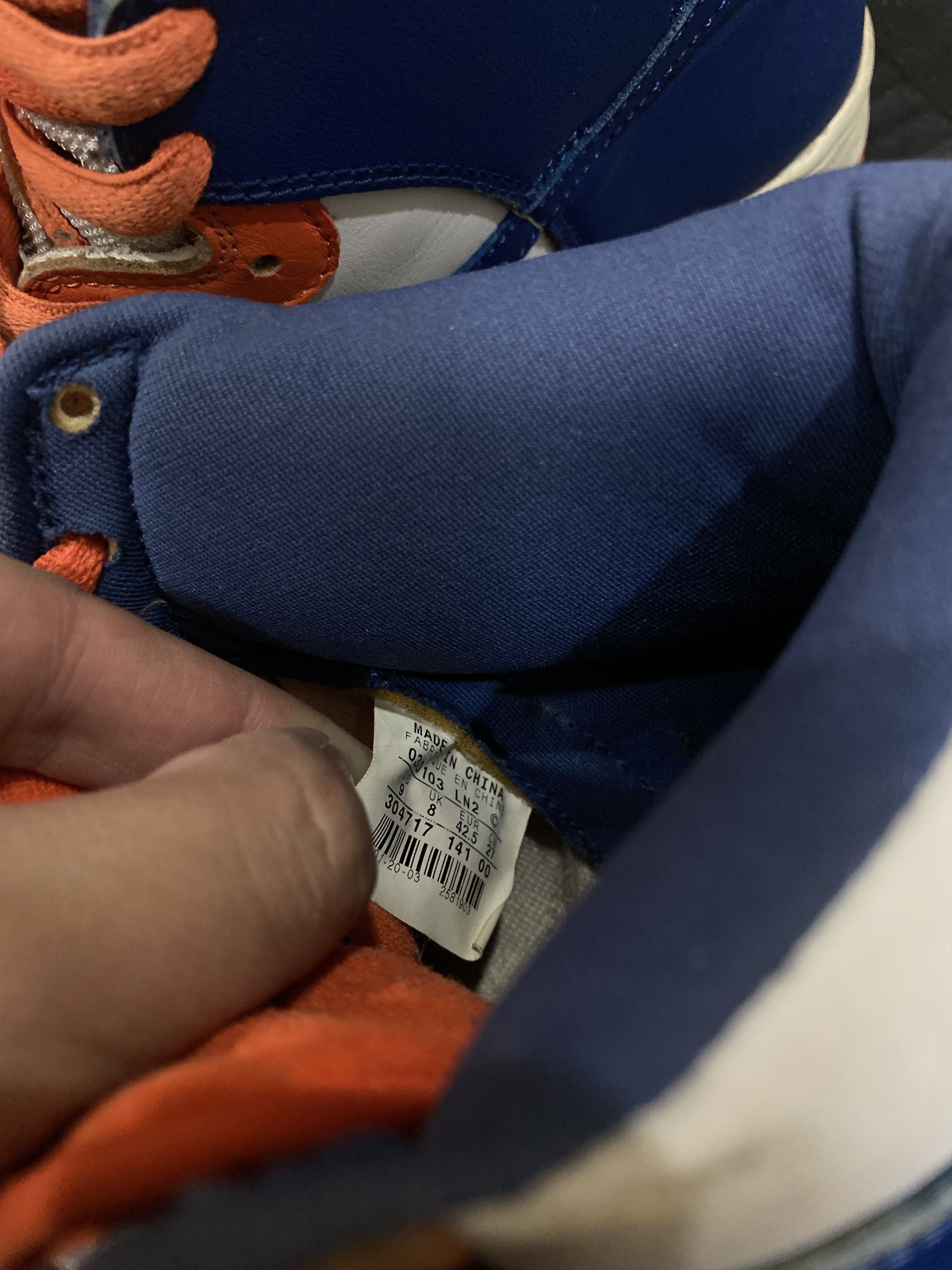 Nike Dunk High Euro 'Knicks' Size US 9 / EU 42 - 5 Thumbnail