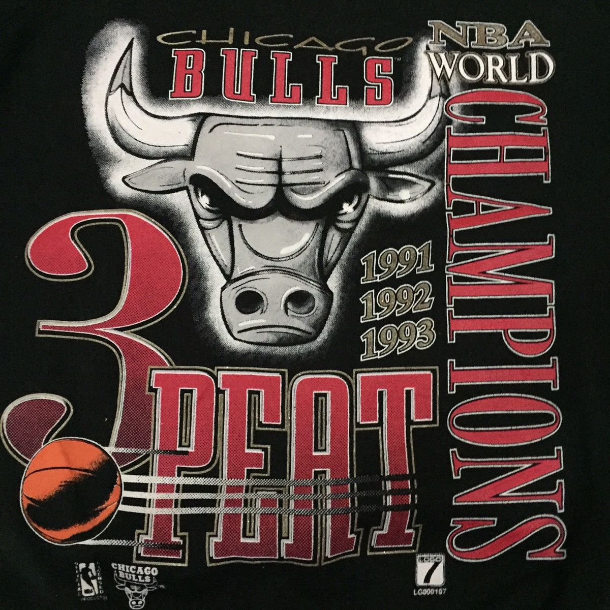 NBA × Vintage Chicago Bulls Vintage Sweatshirt Size US L / EU 52-54 / 3 - 2 Thumbnail