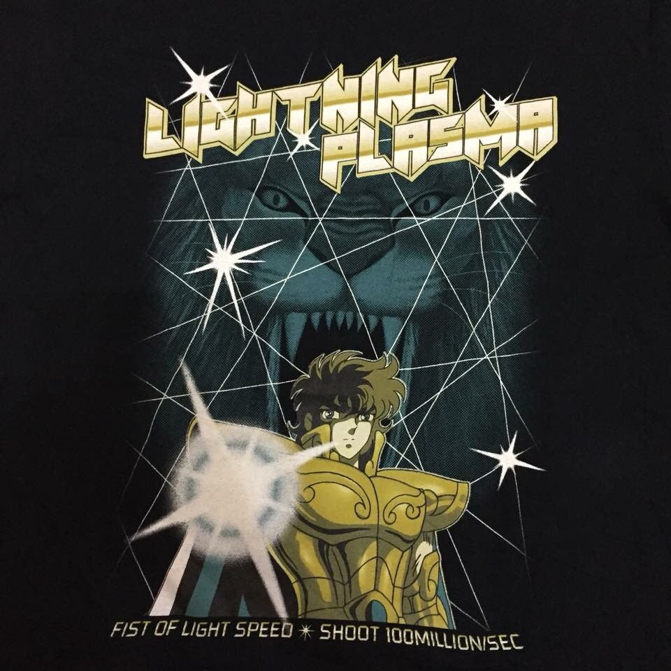 Japanese Brand Saint Seiya Lightning Plasma Anime Manga Cartoon Size US M / EU 48-50 / 2 - 2 Thumbnail