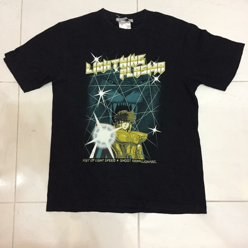 Japanese Brand Saint Seiya Lightning Plasma Anime Manga Cartoon Size US M / EU 48-50 / 2 - 4 Thumbnail