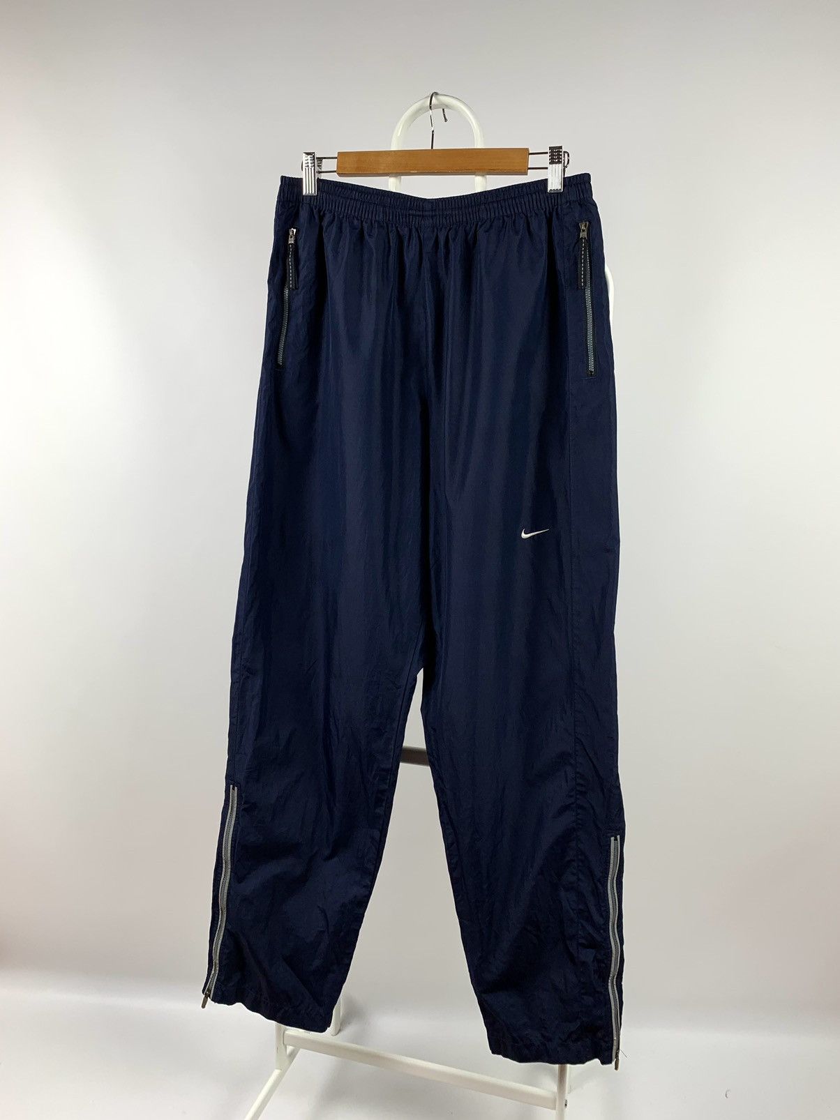 Nike 90s Vintage Nike Swoosh Joggers Track Pants Travis Style Size US 34 / EU 50 - 1 Thumbnail