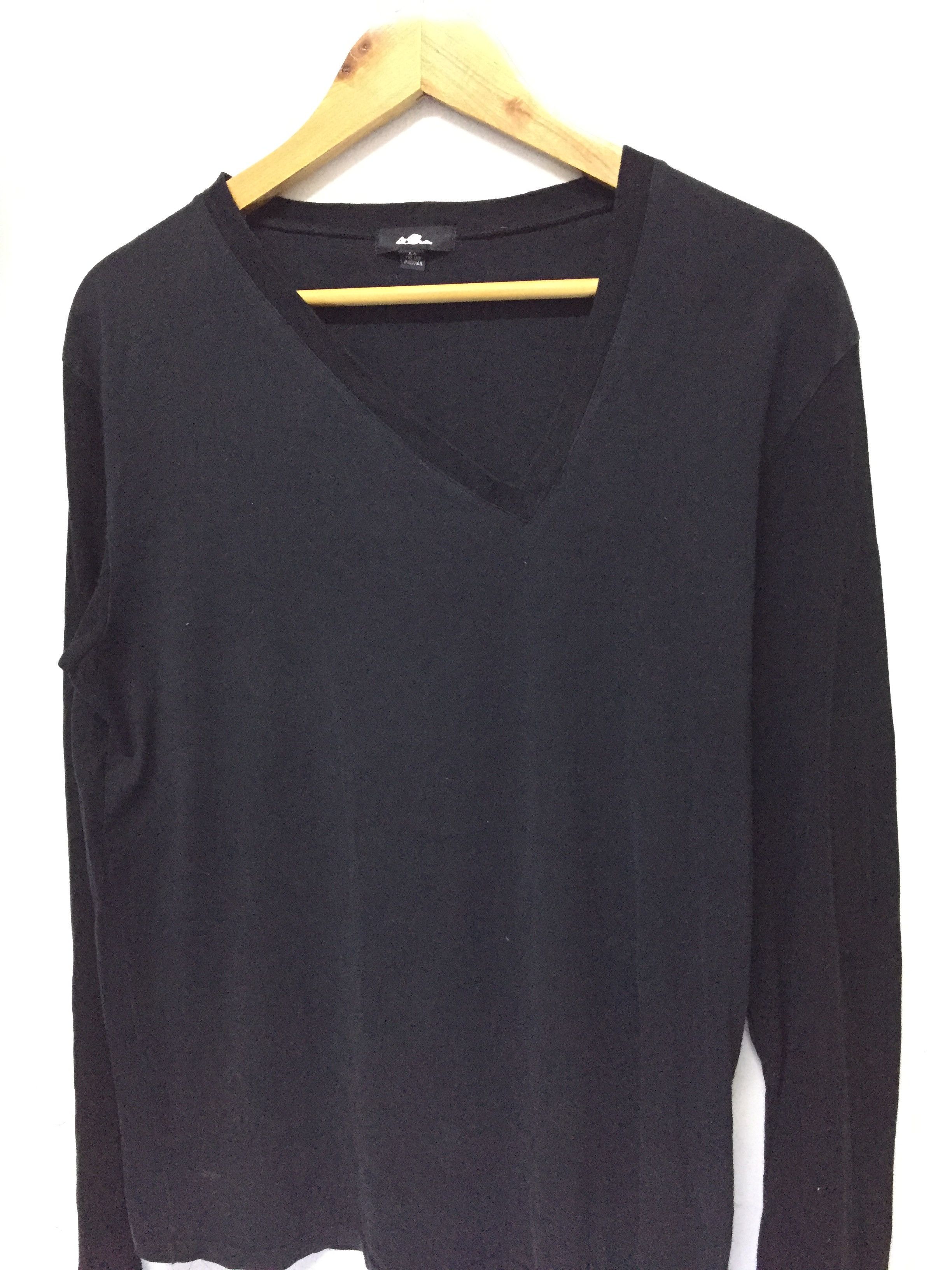 Japanese Brand × Lad Musician 90's Lad Musician twist V neck shirt Size US M / EU 48-50 / 2 - 3 Thumbnail