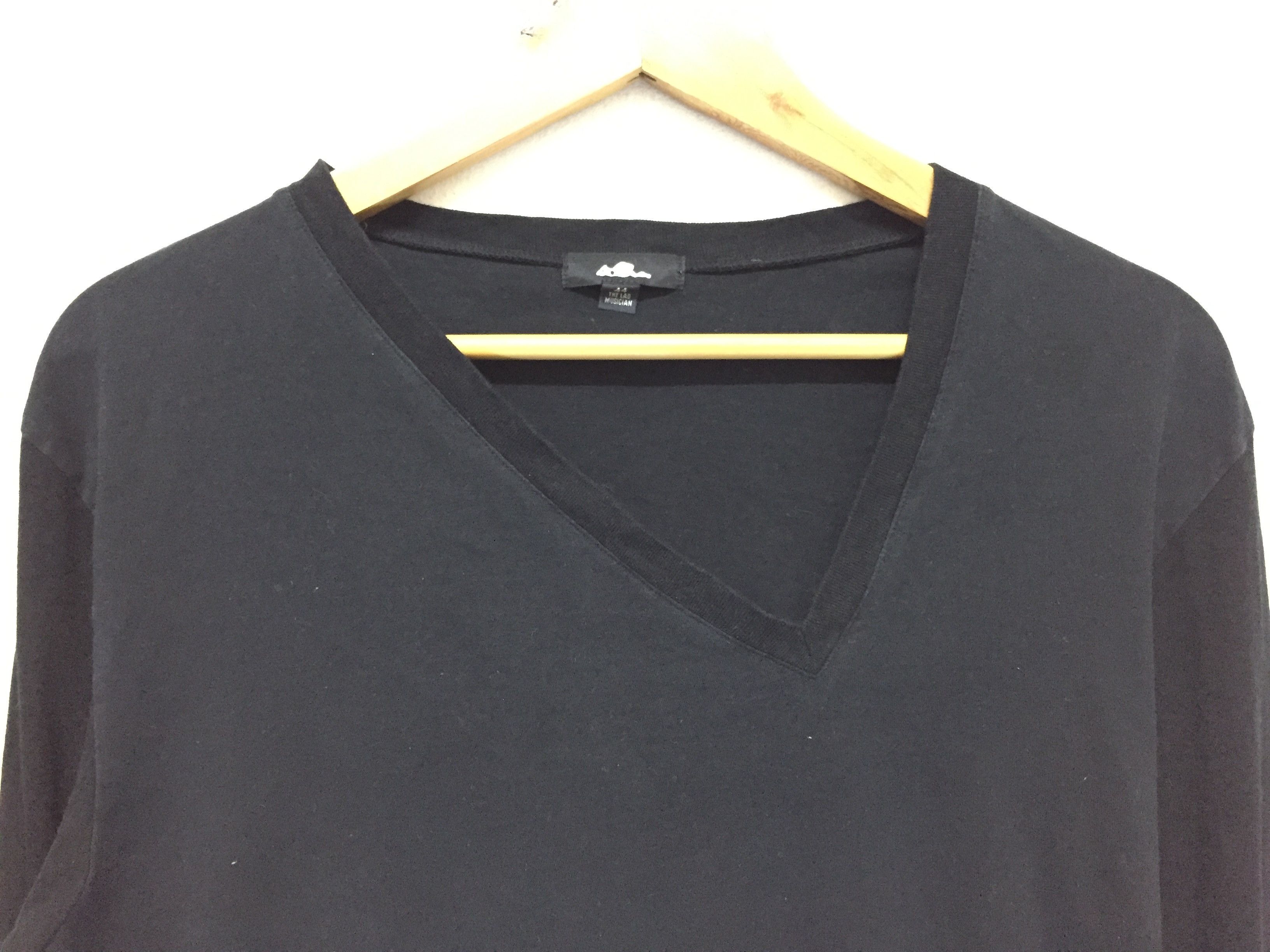Japanese Brand × Lad Musician 90's Lad Musician twist V neck shirt Size US M / EU 48-50 / 2 - 4 Thumbnail