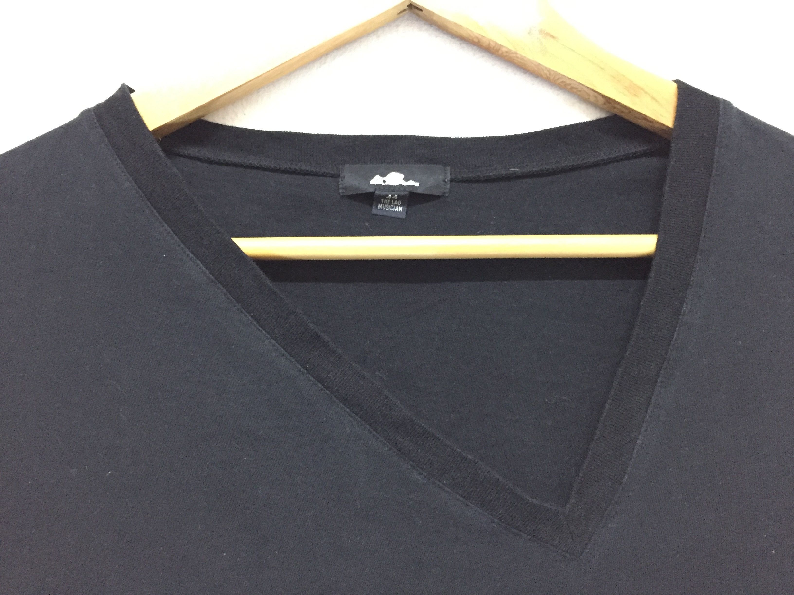 Japanese Brand × Lad Musician 90's Lad Musician twist V neck shirt Size US M / EU 48-50 / 2 - 5 Thumbnail