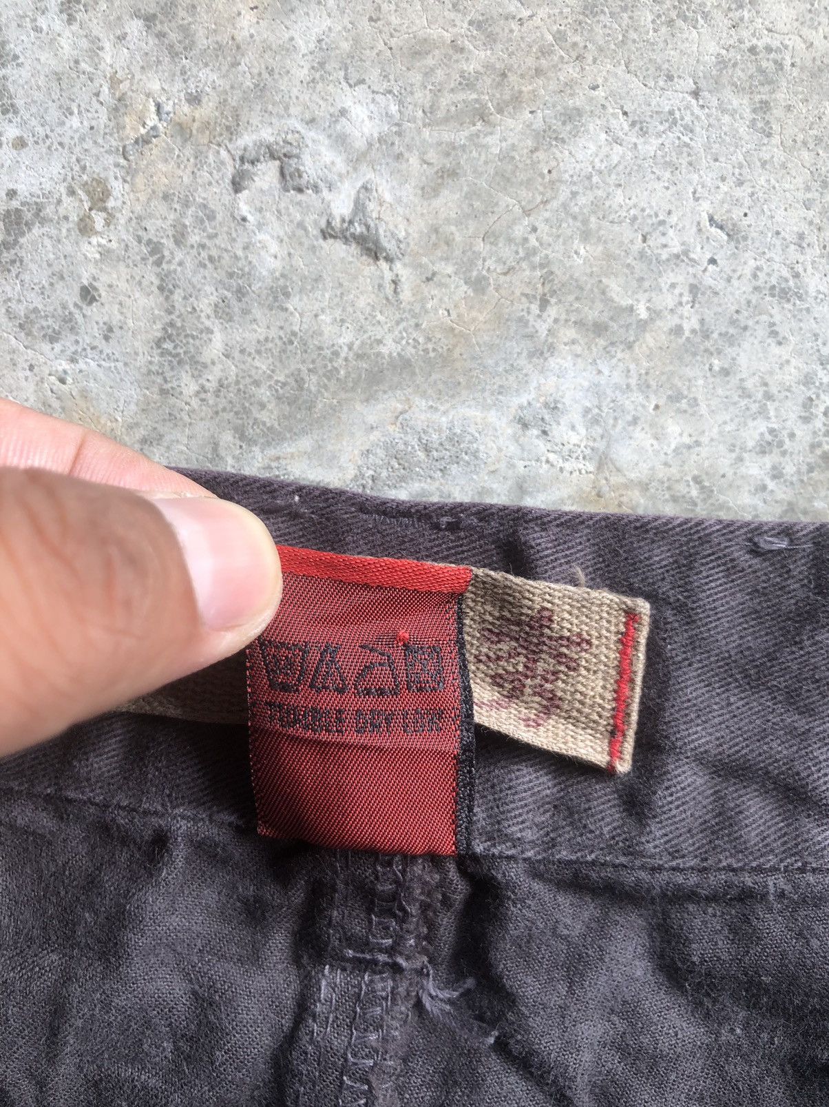 Seditionaries Japanese 500 Double Waist Cargo Pants Multipocket Size US 31 - 14 Thumbnail