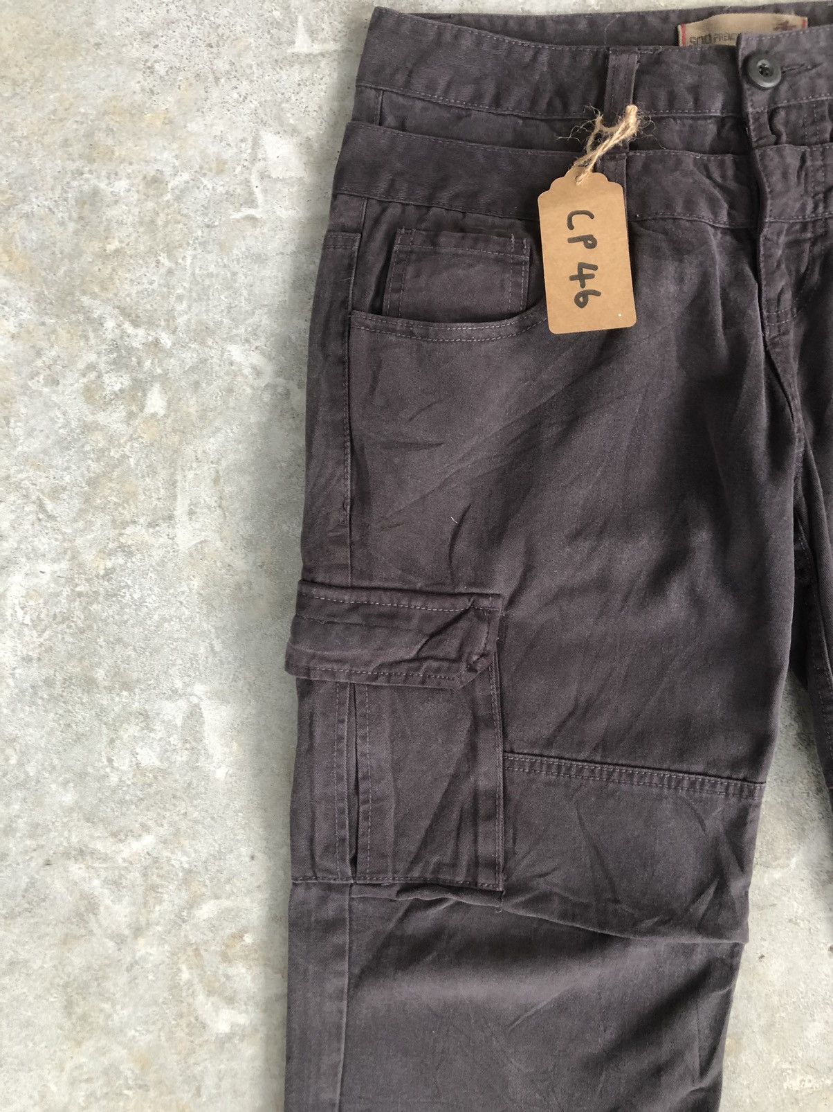 Seditionaries Japanese 500 Double Waist Cargo Pants Multipocket Size US 31 - 4 Thumbnail