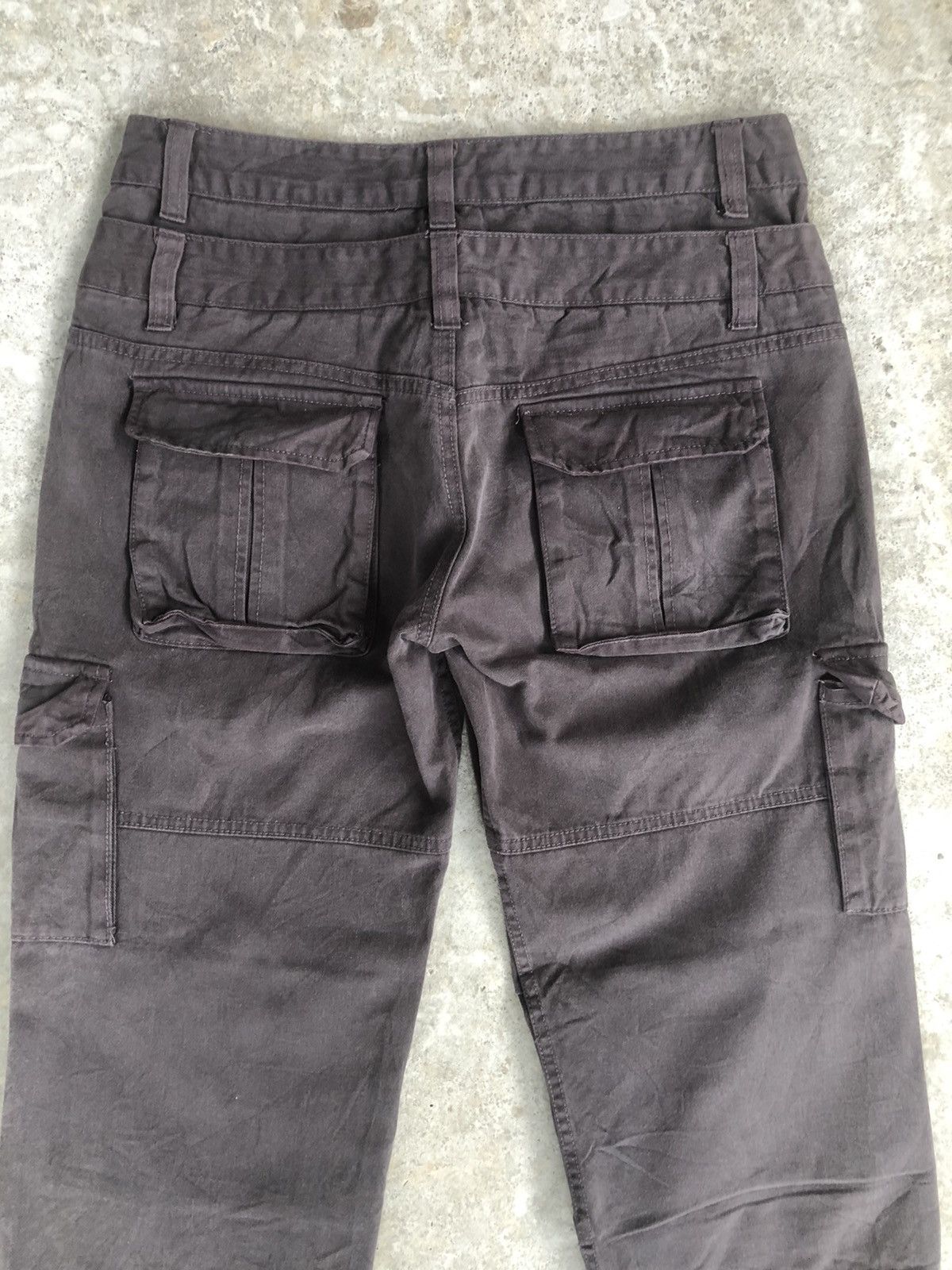 Seditionaries Japanese 500 Double Waist Cargo Pants Multipocket Size US 31 - 8 Thumbnail