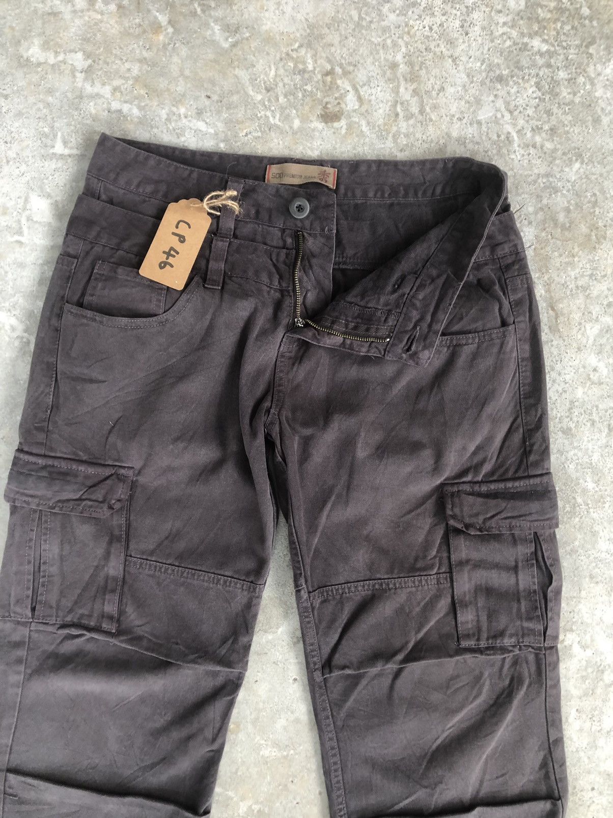 Seditionaries Japanese 500 Double Waist Cargo Pants Multipocket Size US 31 - 3 Thumbnail