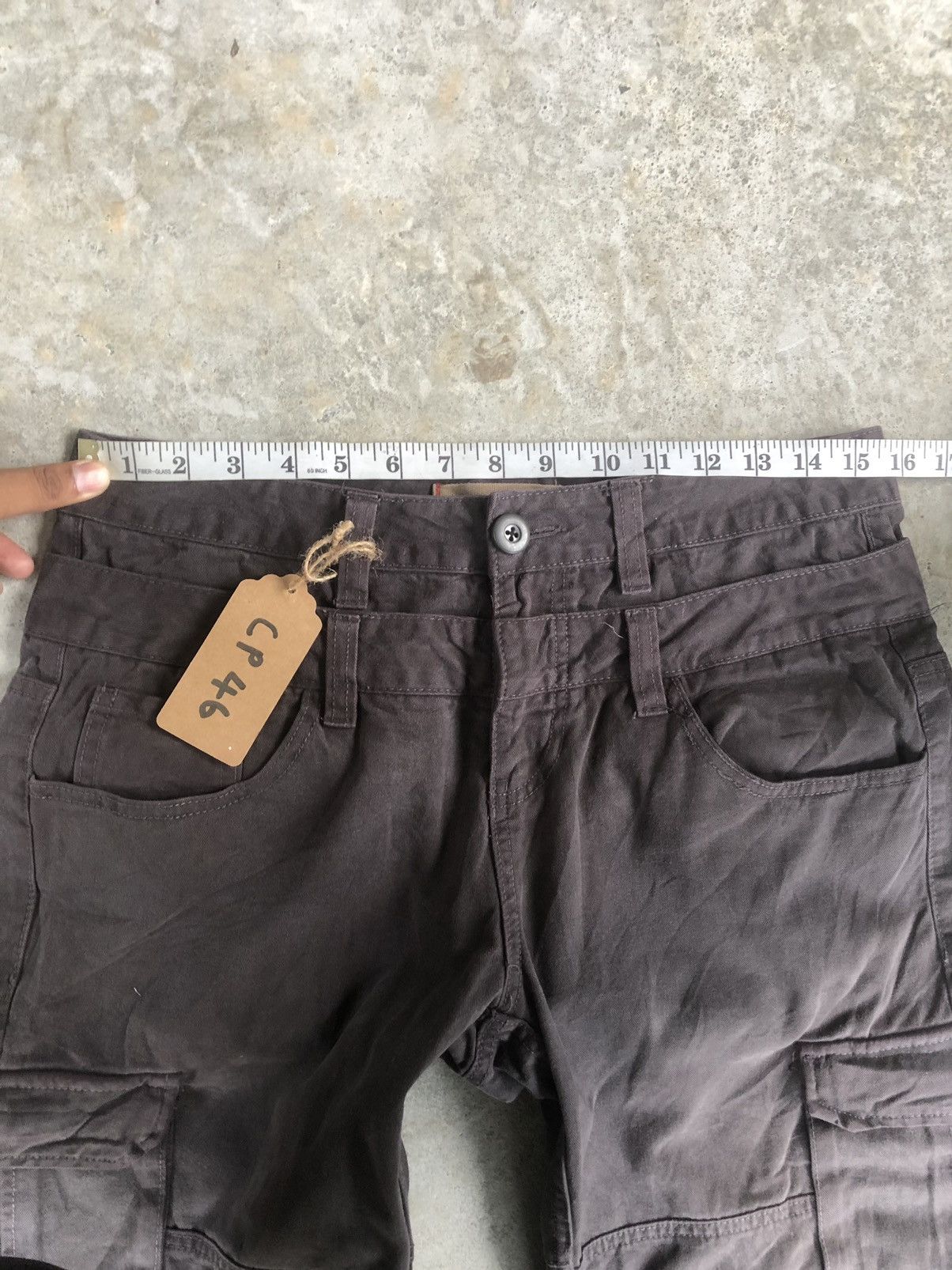 Seditionaries Japanese 500 Double Waist Cargo Pants Multipocket Size US 31 - 15 Thumbnail