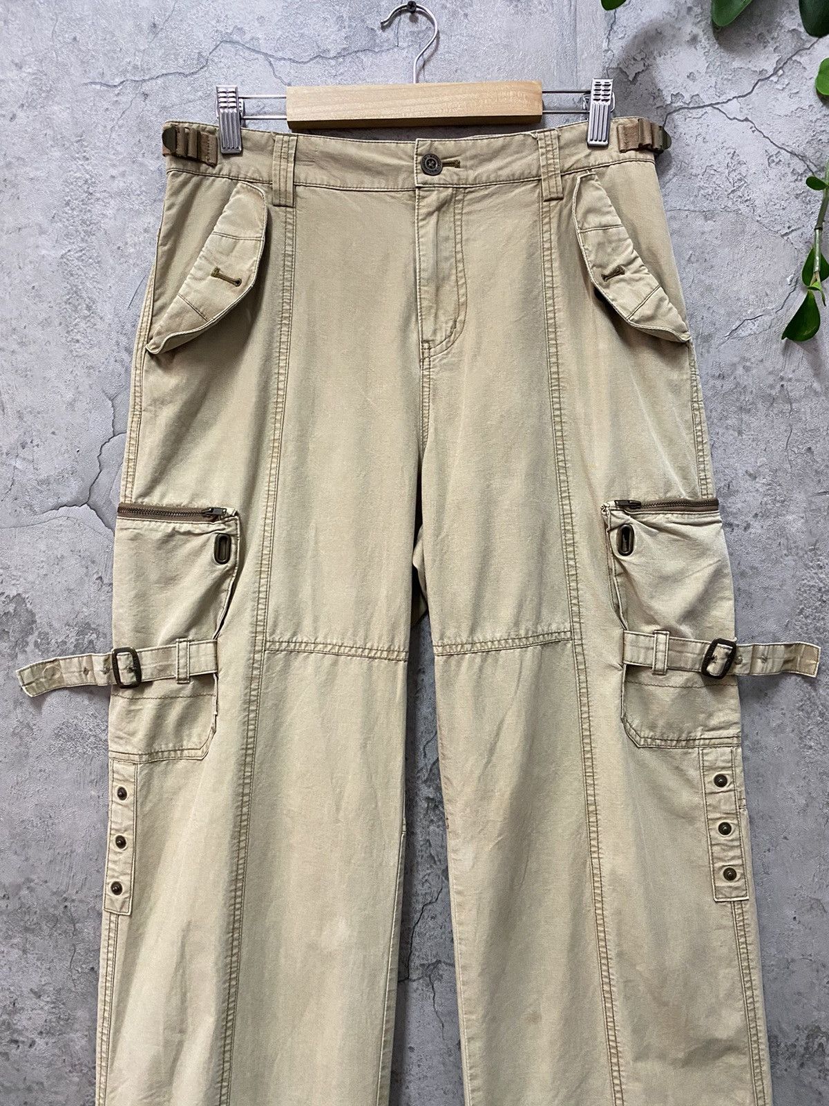 Maypole Bondage Technical Cargo Pants Wide Leg Vintage