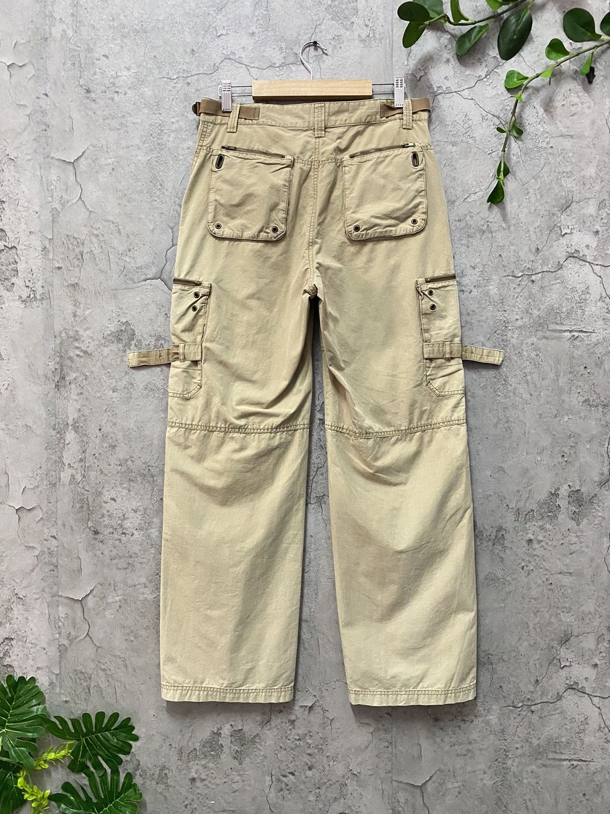 Maypole Bondage Technical Cargo Pants Wide Leg Vintage