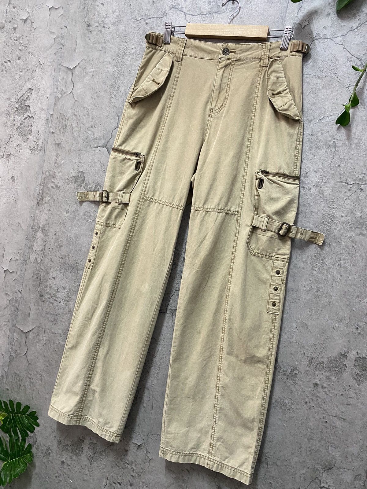Maypole Bondage Technical Cargo Pants Wide Leg Vintage