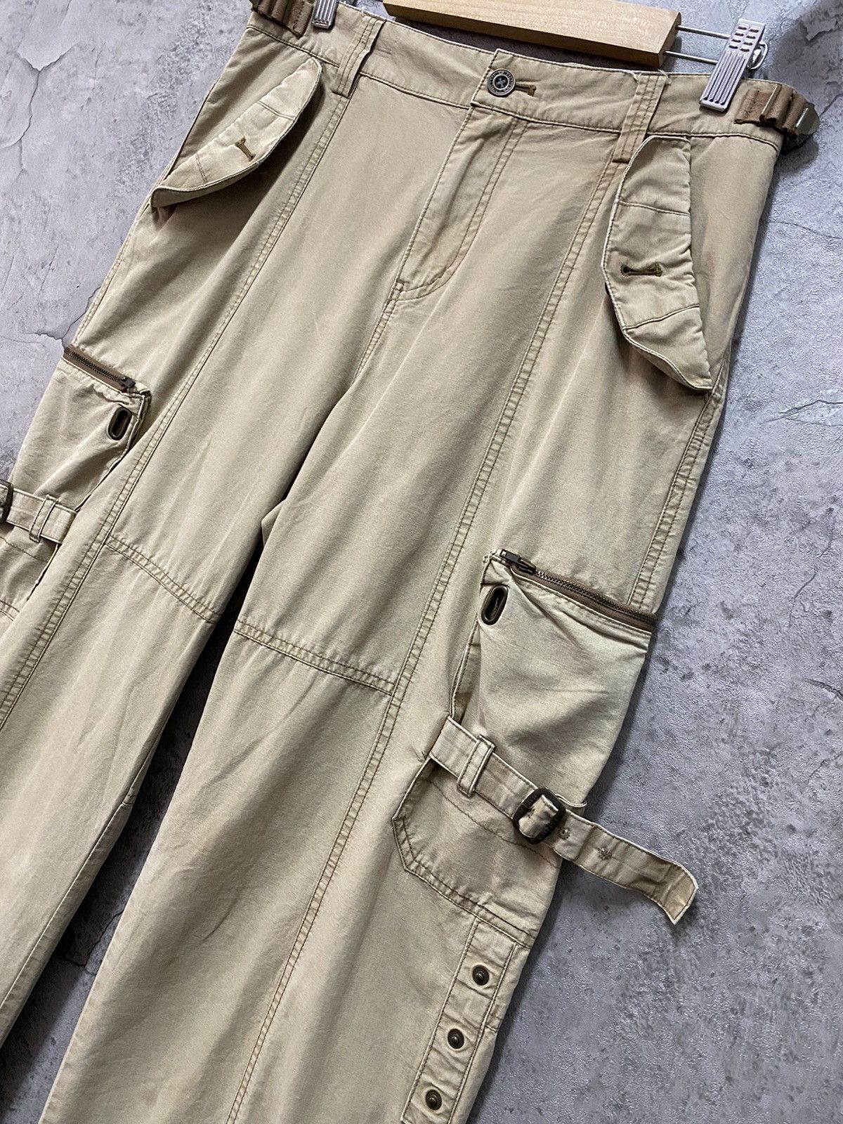 Maypole Bondage Technical Cargo Pants Wide Leg Vintage