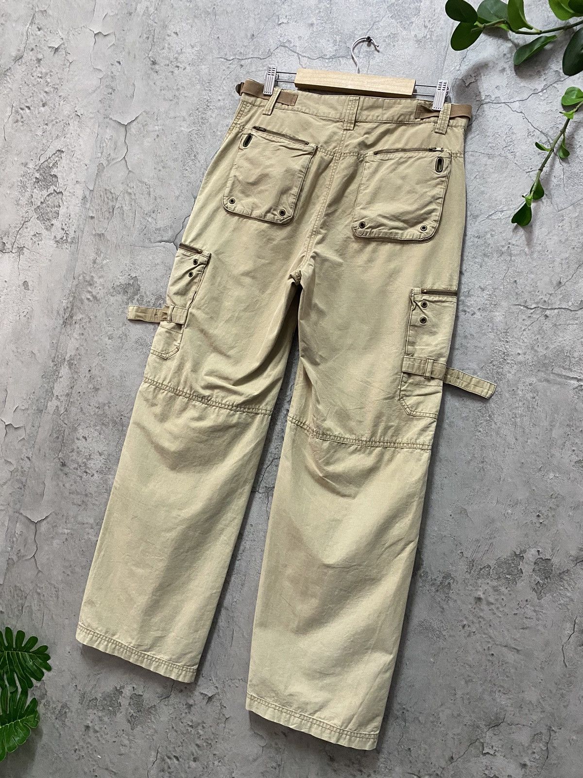 Maypole Bondage Technical Cargo Pants Wide Leg Vintage