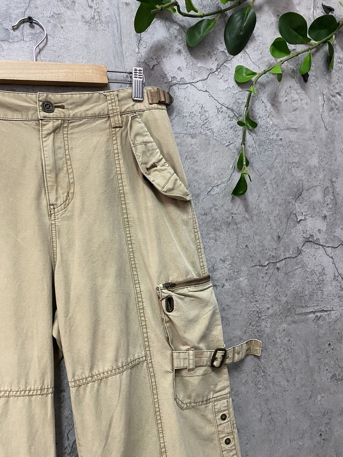 Maypole Bondage Technical Cargo Pants Wide Leg Vintage