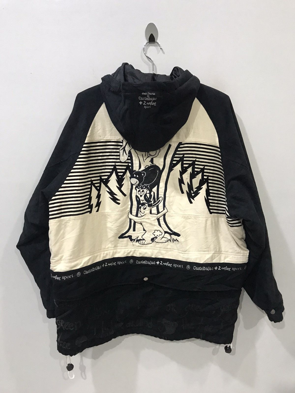 Jean Charles De Castelbajac Jean Charles de Castelbajac Spell Out Logo Overaize Parka Size US XL / EU 56 / 4 - 1 Thumbnail