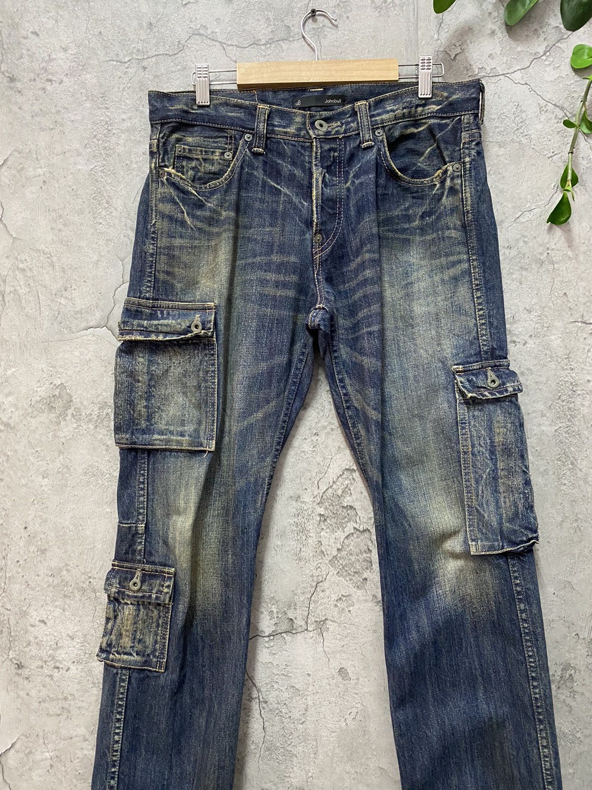 Johnbull John bull Japan Tactical Multi Pocket Denim Pants Vintage Size US 32 / EU 48 - 4 Thumbnail