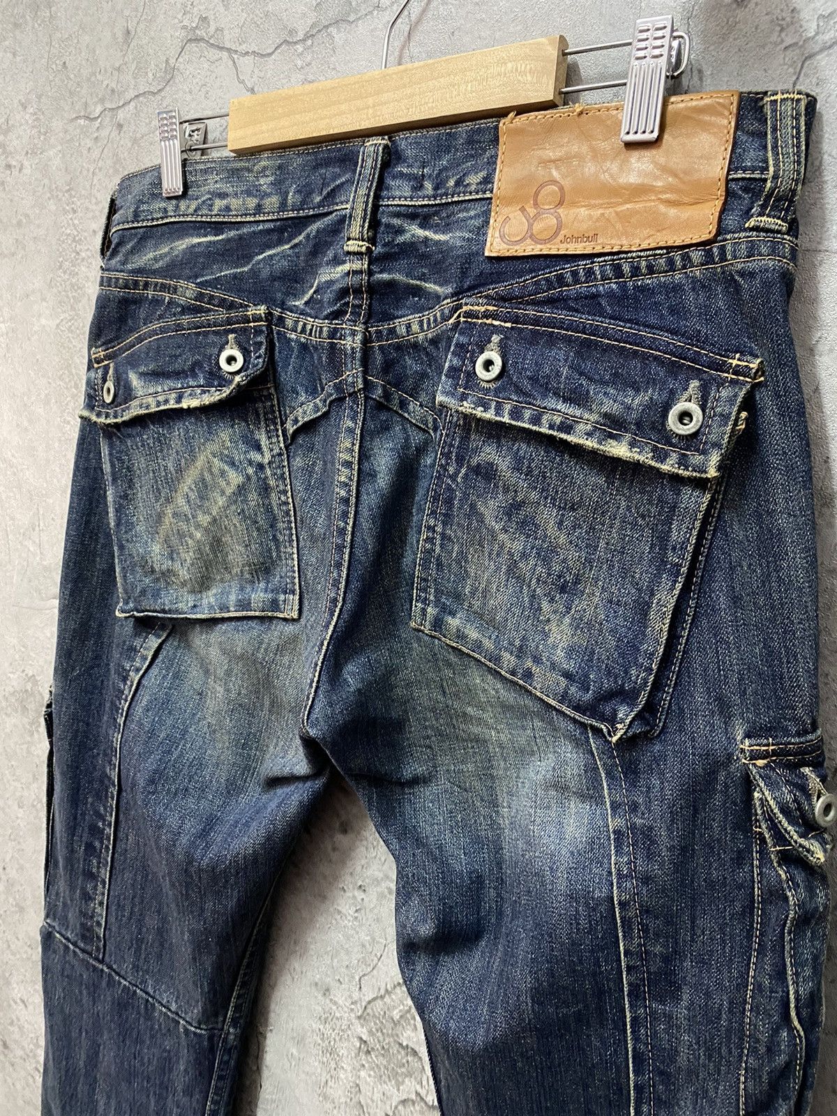 Johnbull John bull Japan Tactical Multi Pocket Denim Pants Vintage Size US 32 / EU 48 - 12 Thumbnail