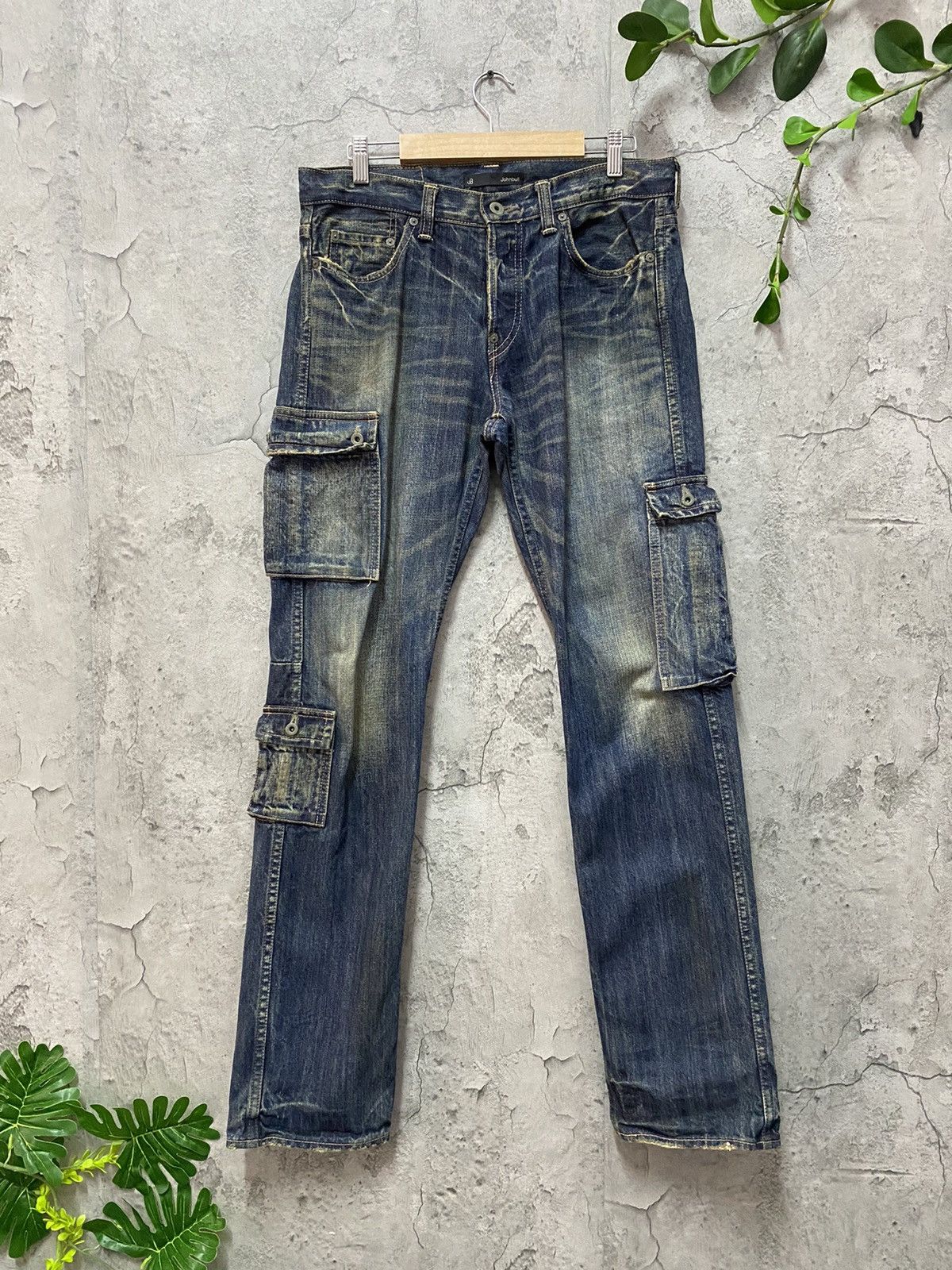 Johnbull John bull Japan Tactical Multi Pocket Denim Pants Vintage Size US 32 / EU 48 - 1 Thumbnail