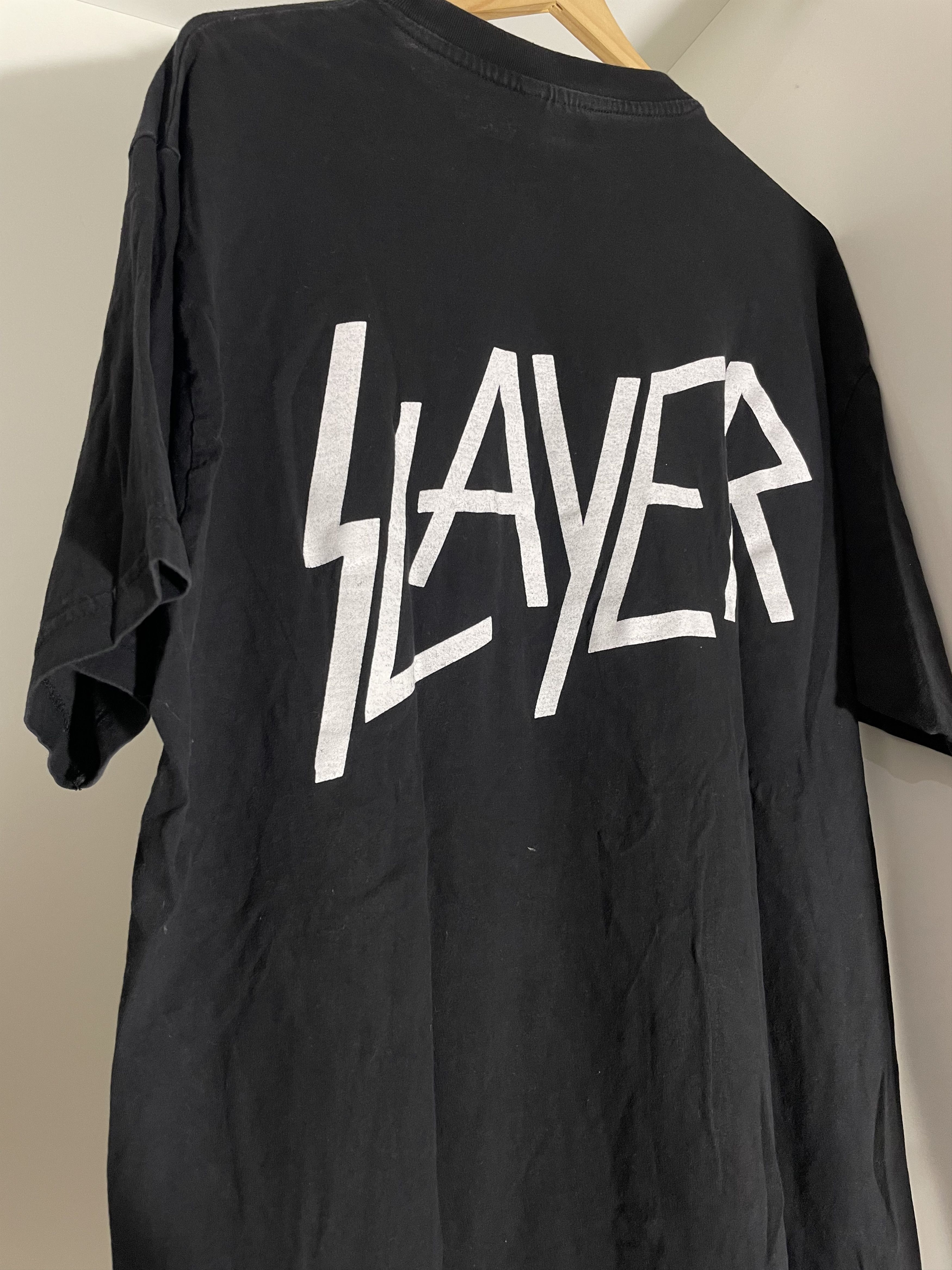 Band Tees Vintage Slayer Slatanic 90s shirt Size US XL / EU 56 / 4 - 6 Thumbnail