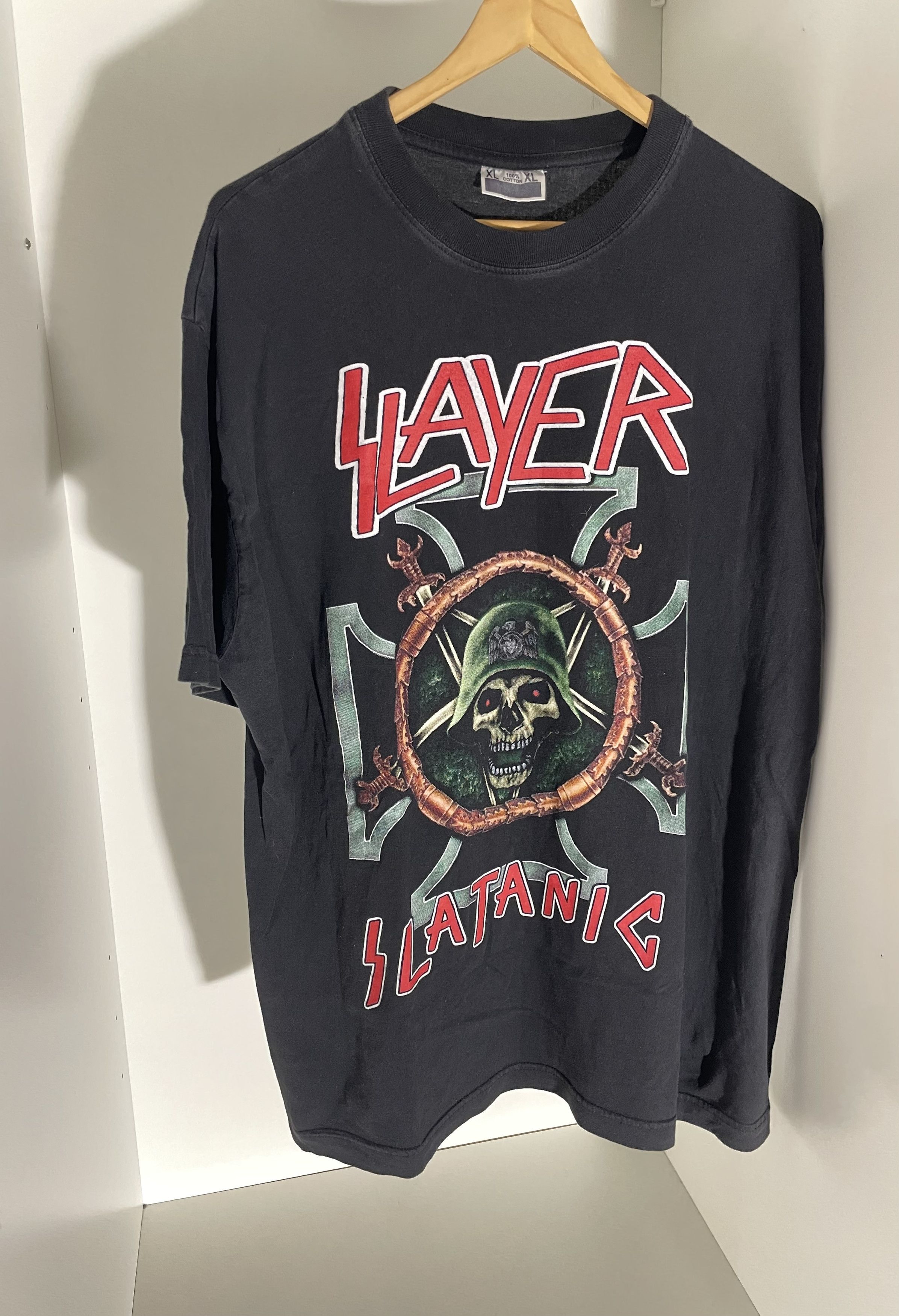 Vintage Slayer Slatanic 90s shirt