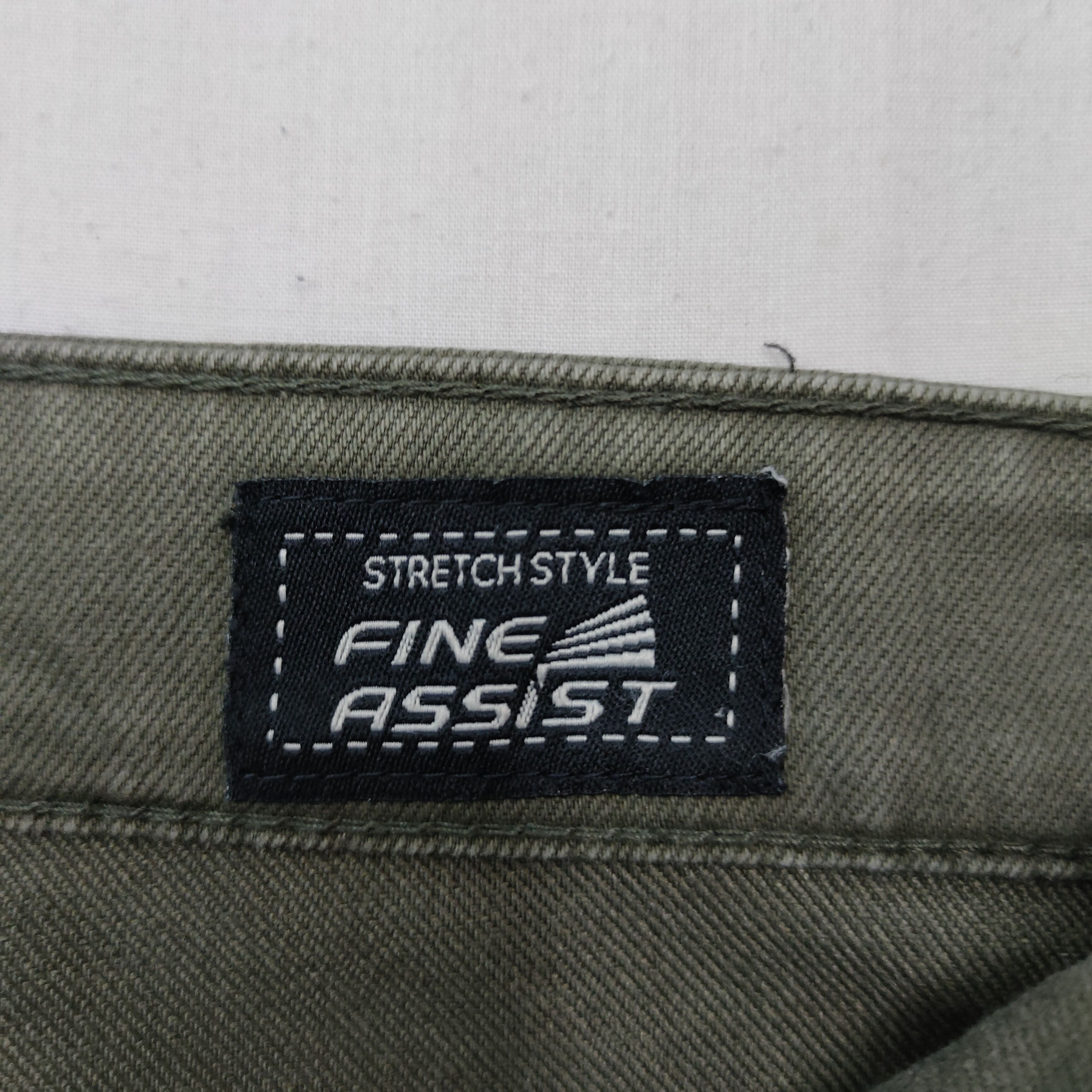 Japanese Brand Vintage FINE ASSIST Faded Trousers Cargo Pants Size US 35 - 5 Thumbnail