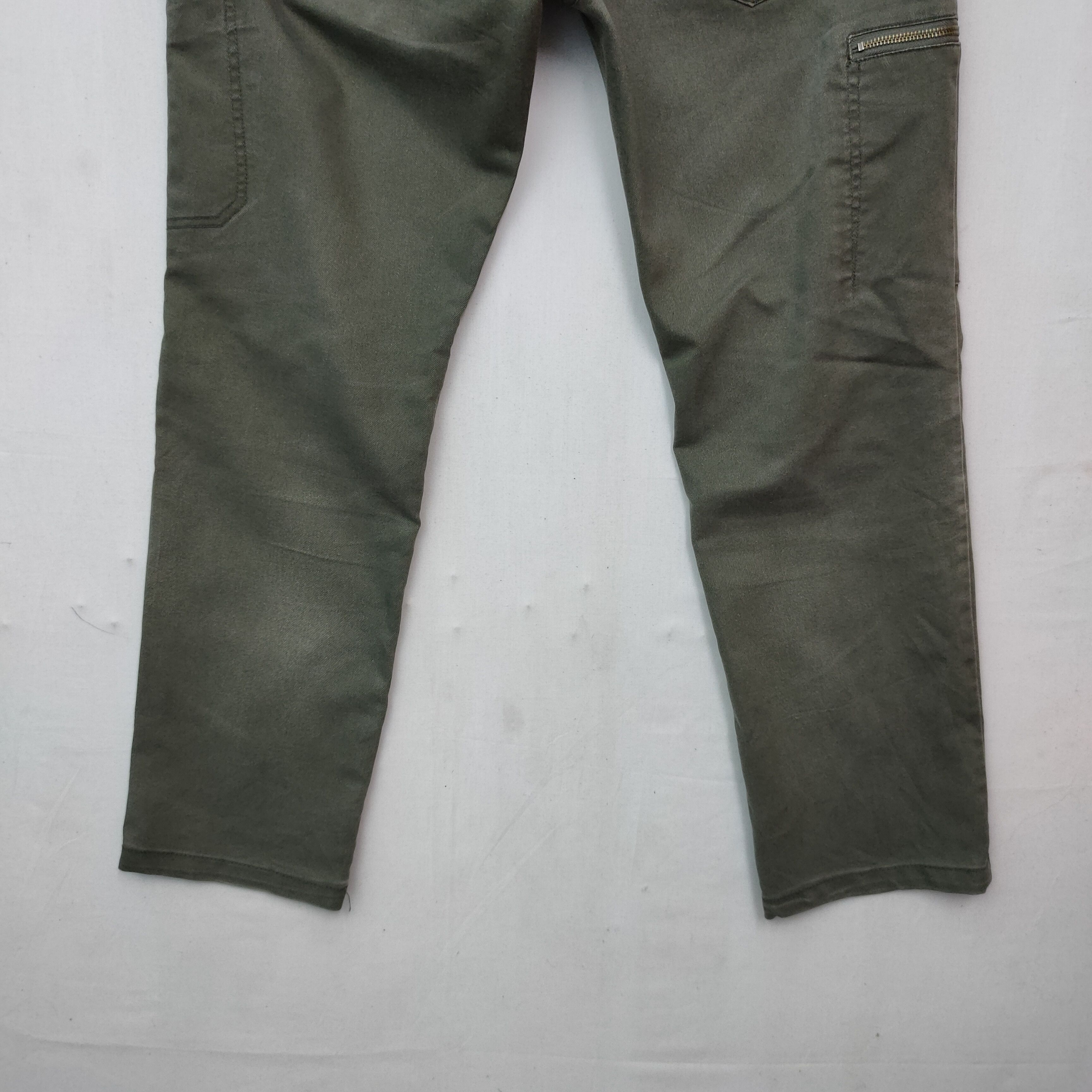 Japanese Brand Vintage FINE ASSIST Faded Trousers Cargo Pants Size US 35 - 9 Thumbnail