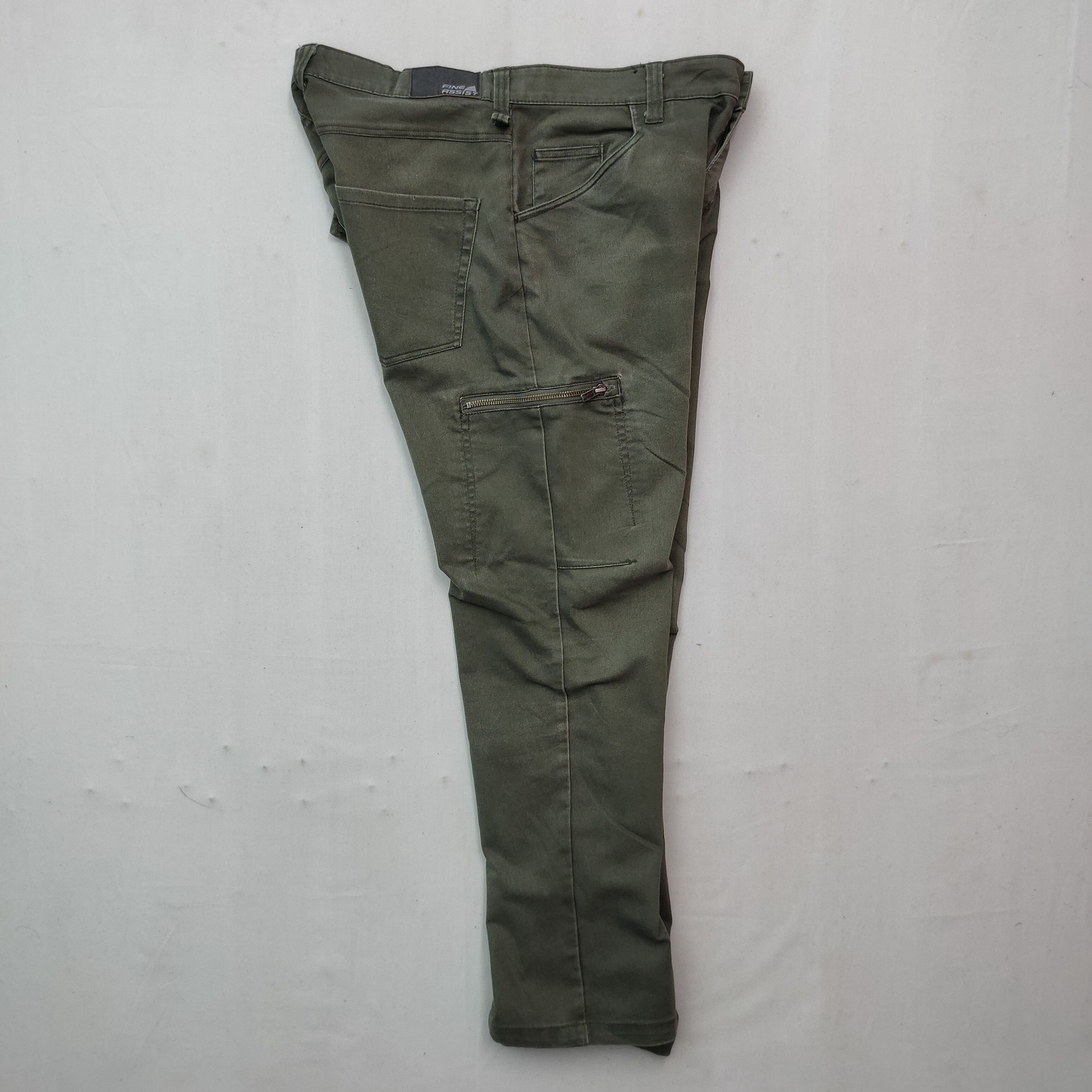 Japanese Brand Vintage FINE ASSIST Faded Trousers Cargo Pants Size US 35 - 13 Thumbnail