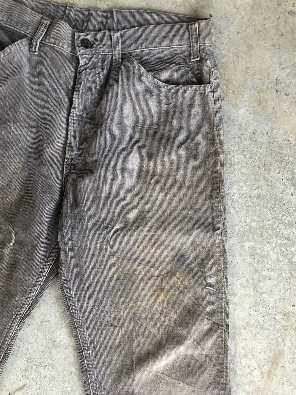 If Six Was Nine Vintage 70’s Levi’s Flared Jeans Corduroy 646 Size US 33 - 4 Thumbnail